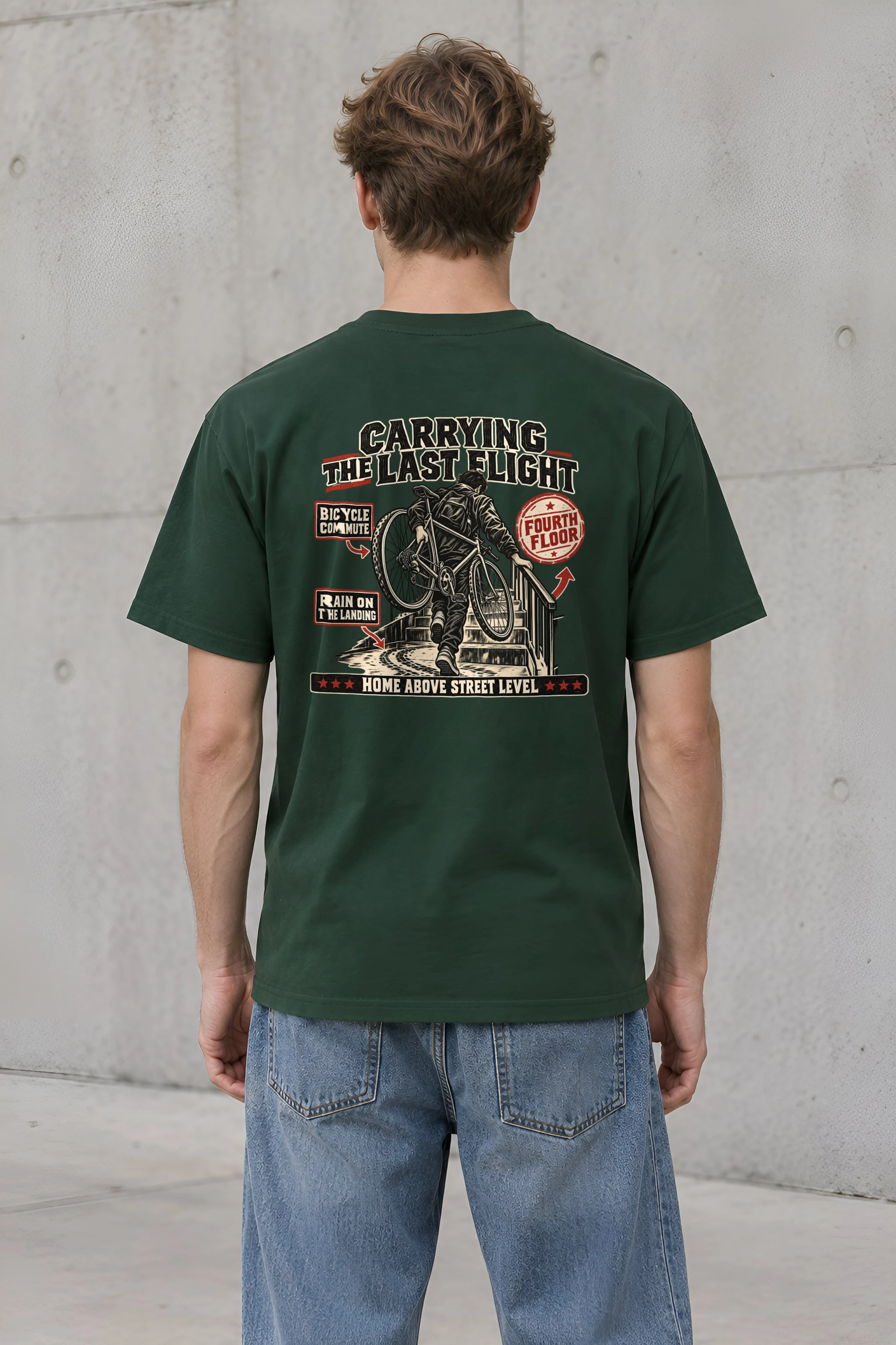 "Carrying the Last Flight" Heavyweight Unisex Crewneck T-shirt