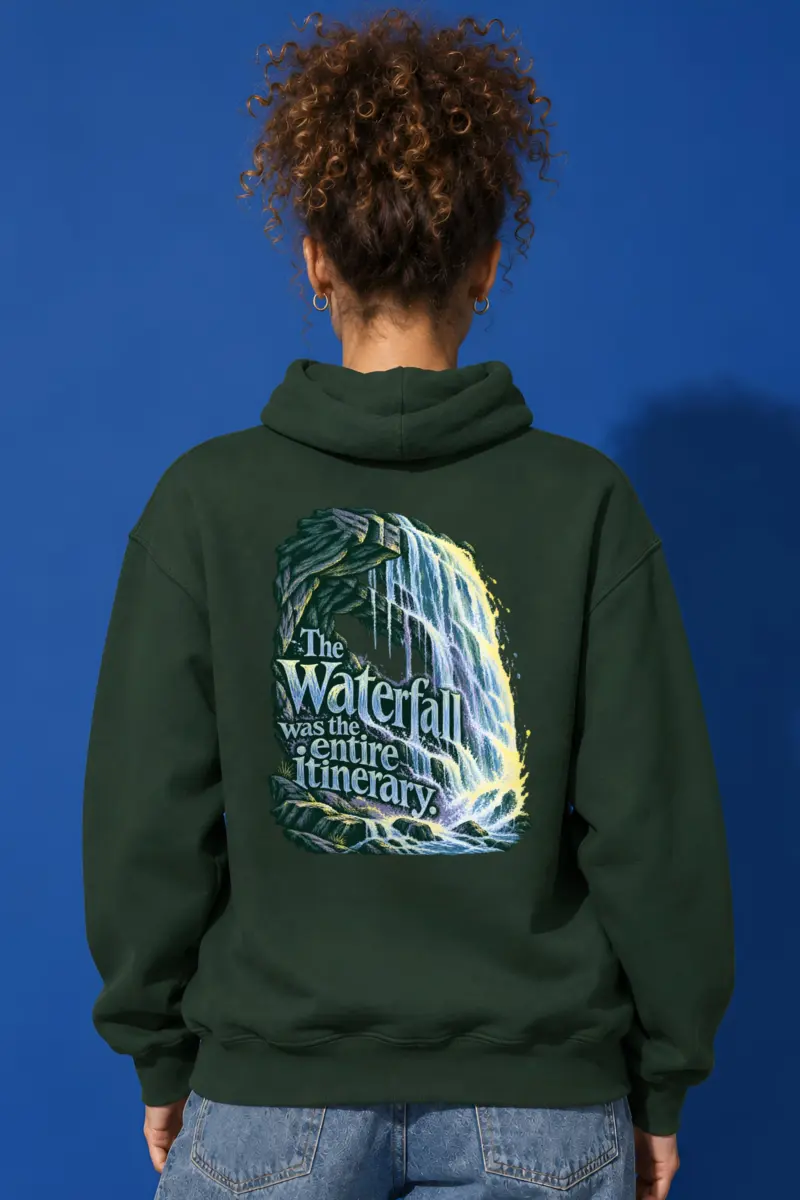 “Cascading Waterfall” Unisex Pullover Hoodie