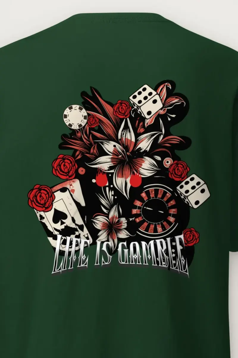 "Casino Tattoo Collage" Heavyweight Unisex Crewneck T-shirt