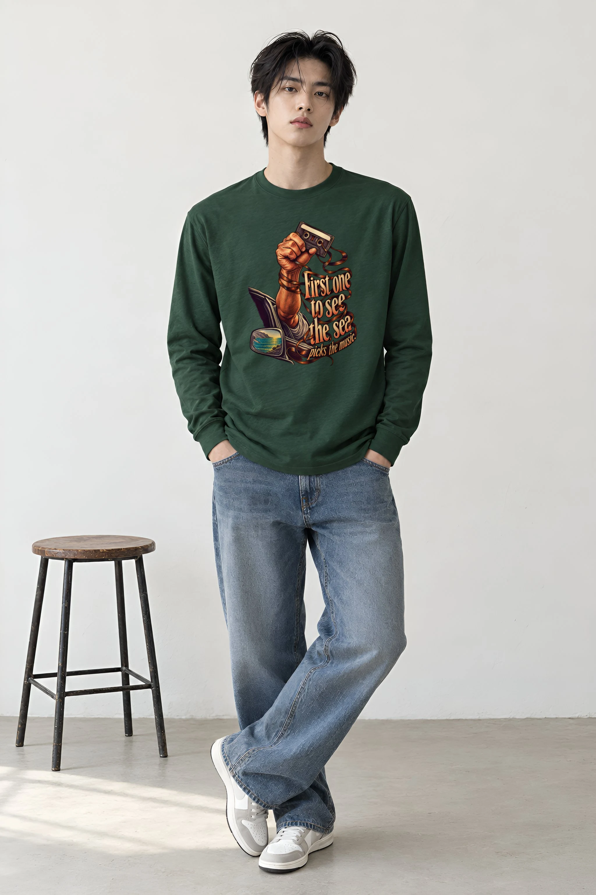 "Cassette Road Trip" Unisex Longsleeve T-shirt