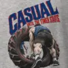 "Casual Until the Timer Starts" Heavyweight Unisex Crewneck T-shirt