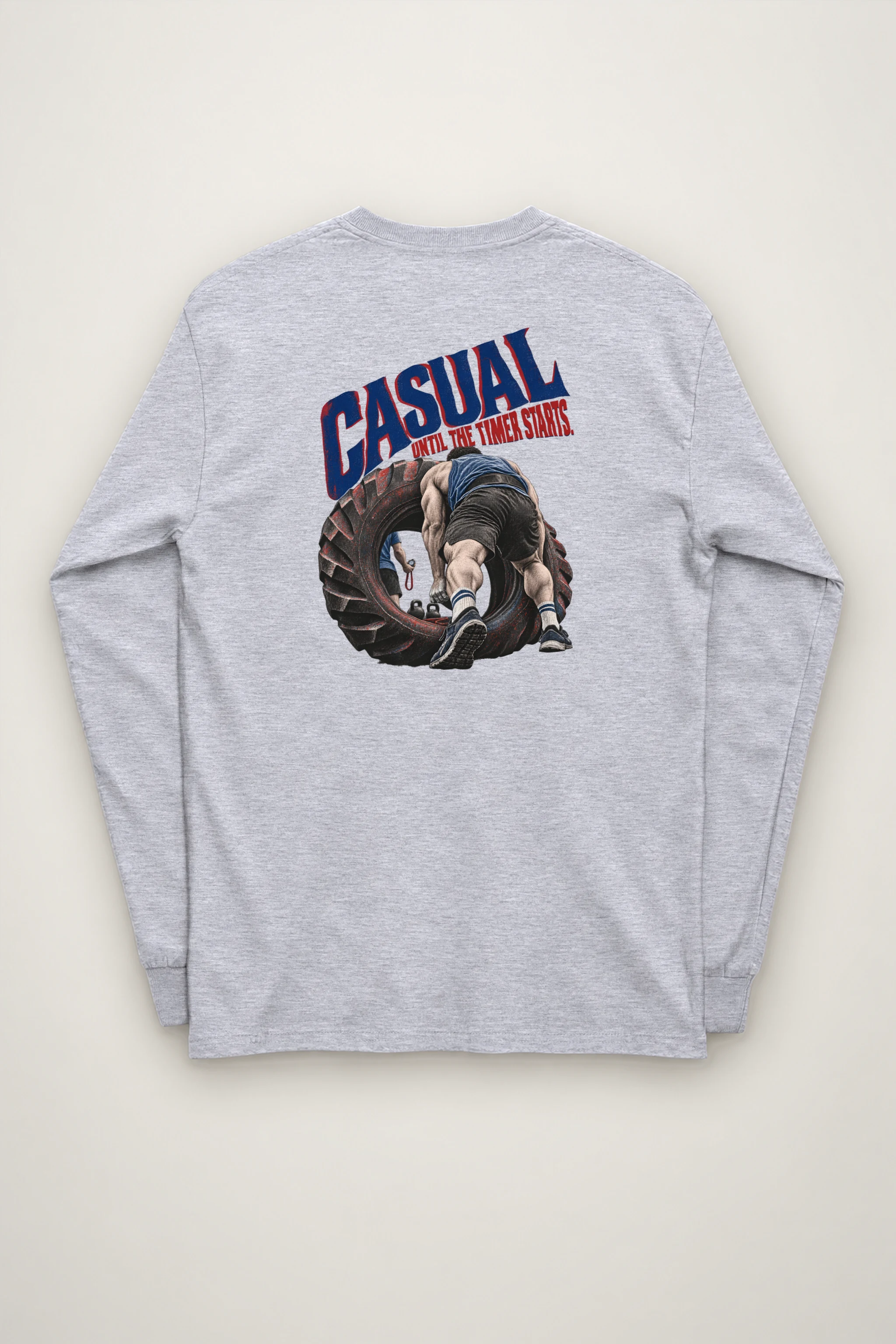 "Casual Until the Timer Starts" Unisex Longsleeve T-shirt