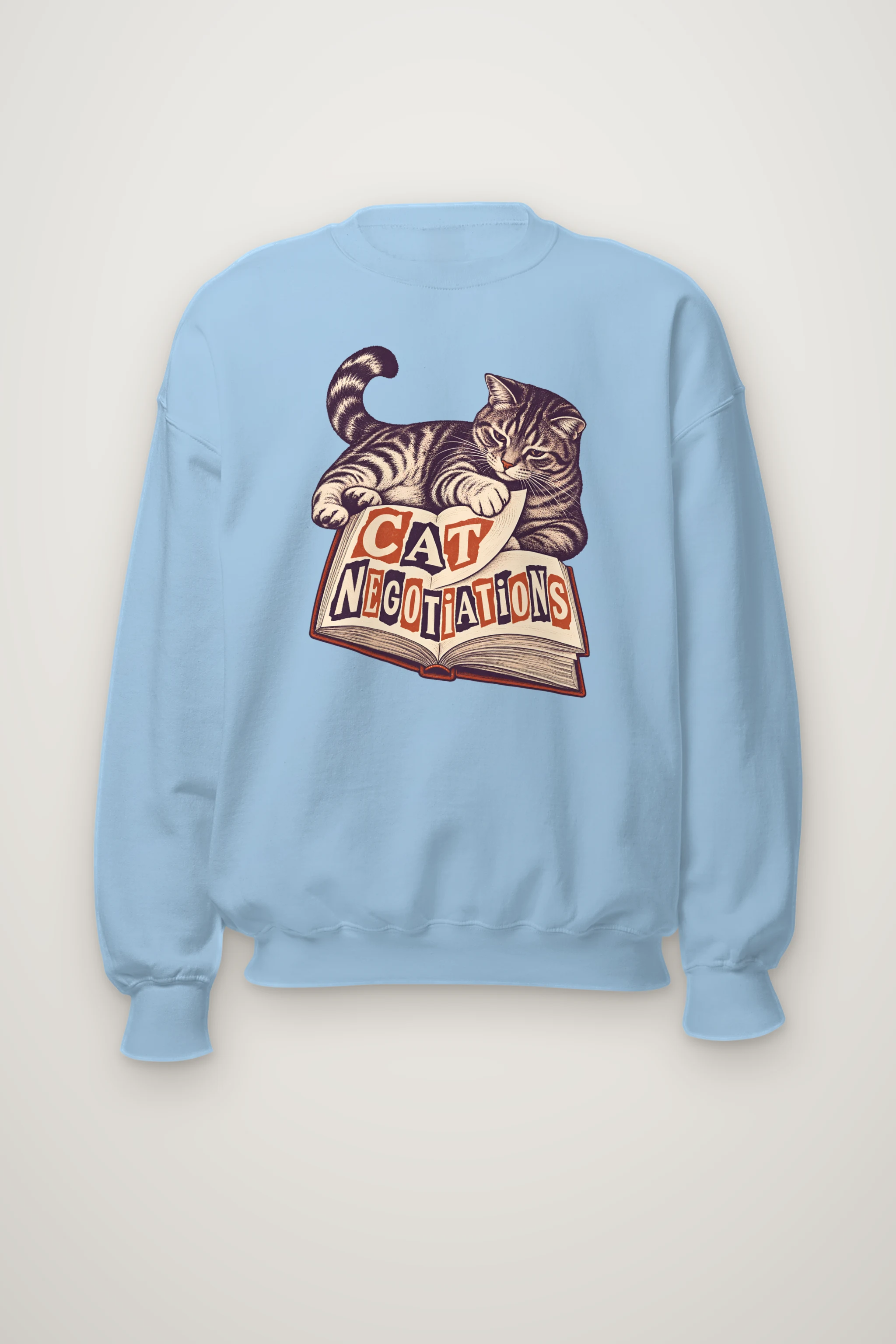 "Cat Negotiations" Heavy Blend Unisex Crewneck Sweatshirt