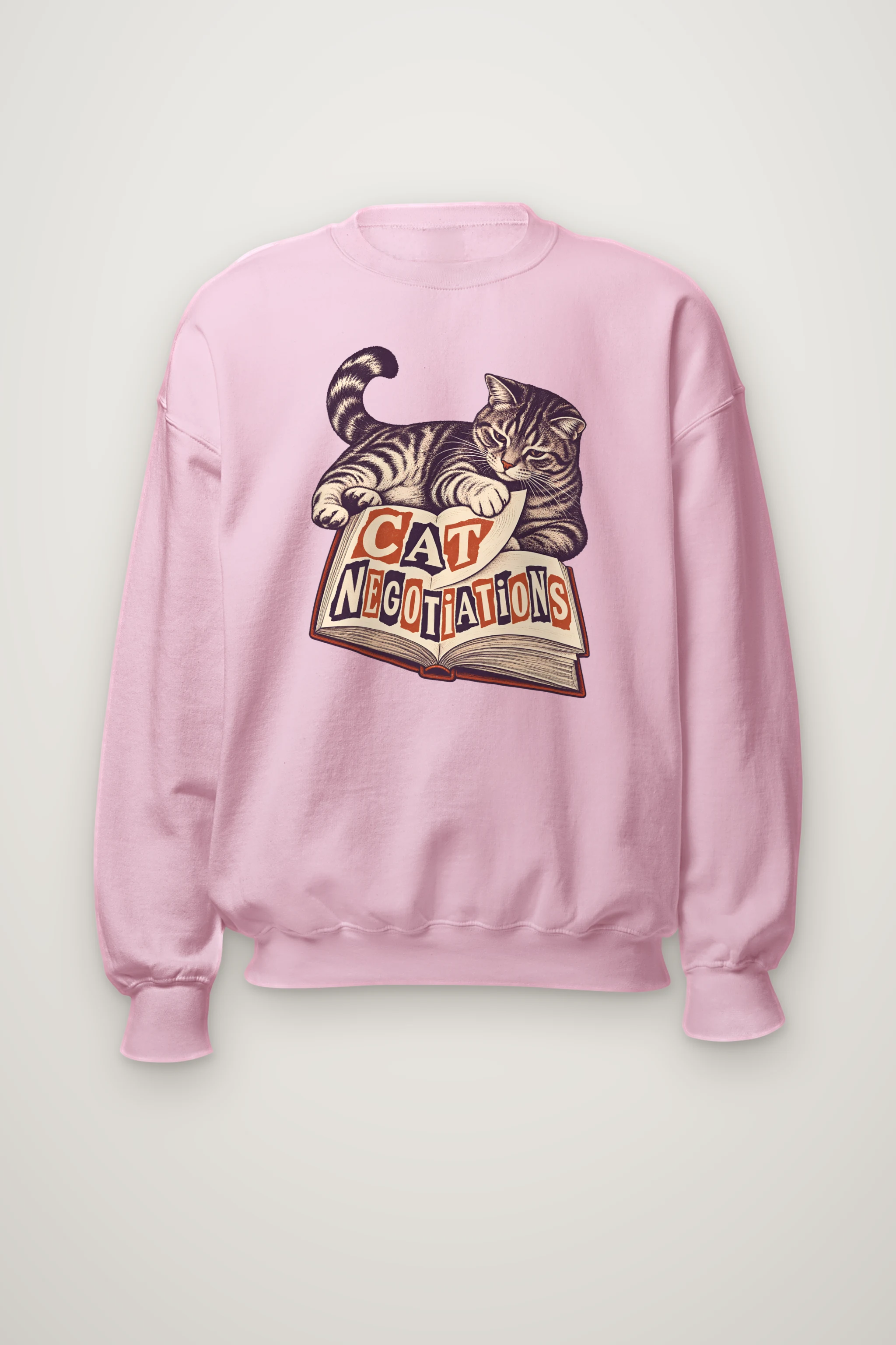 "Cat Negotiations" Heavy Blend Unisex Crewneck Sweatshirt