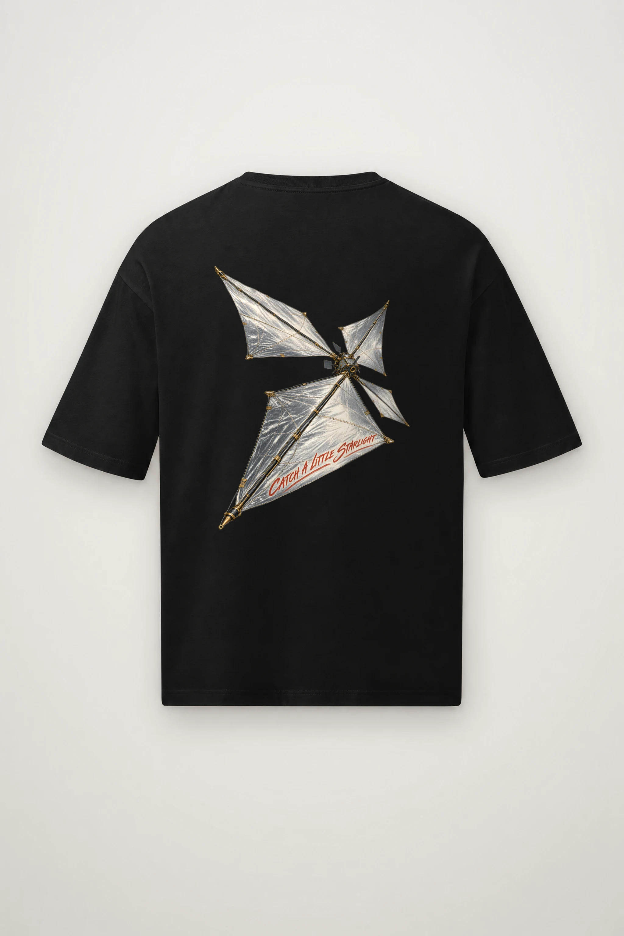 "Catch a Little Starlight" Men's Oversized Heavyweight Crewneck T-Shirt