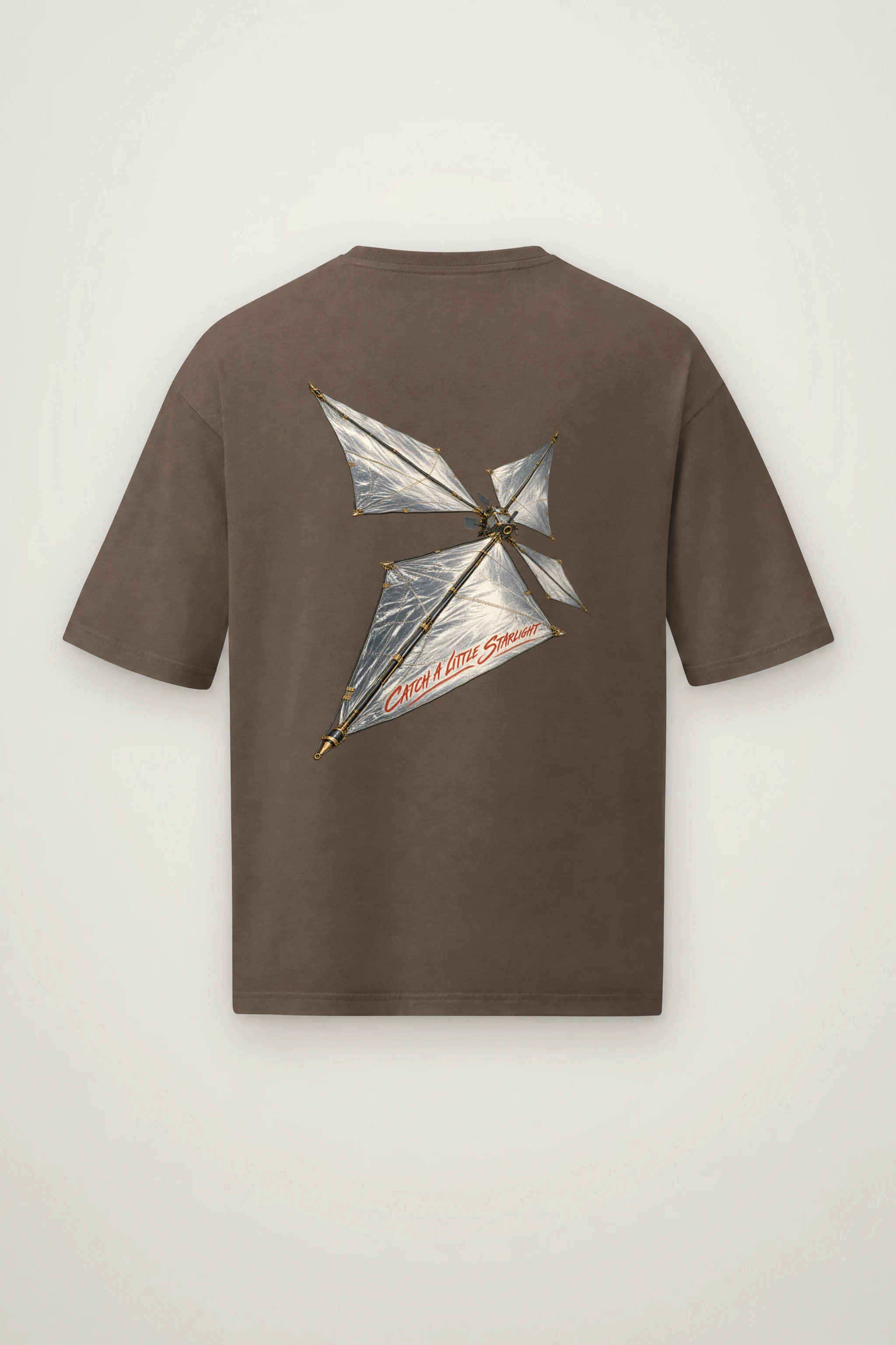 "Catch a Little Starlight" Men's Oversized Heavyweight Crewneck T-Shirt