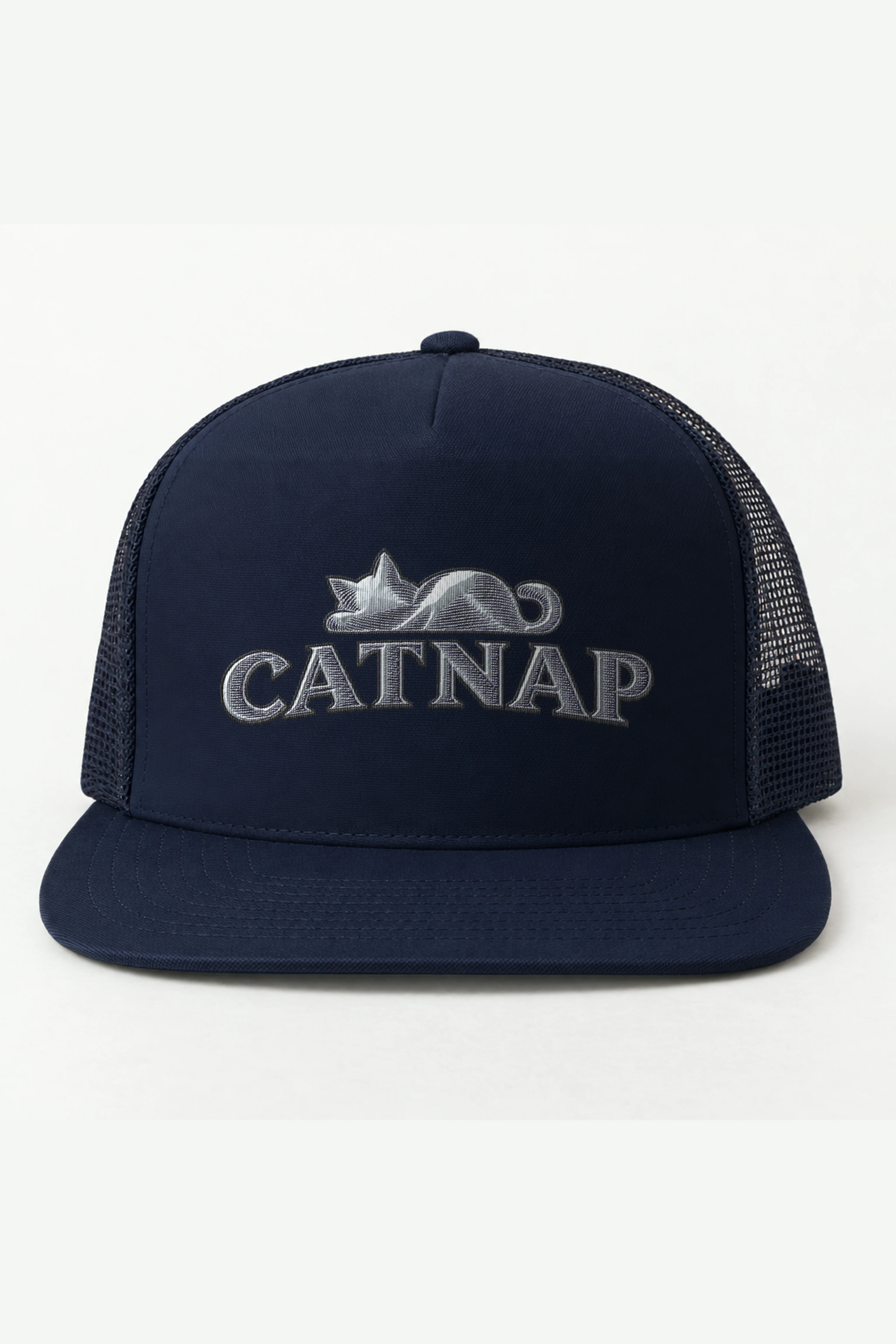 "CATNAP" 5 Panel Trucker Cap · Embroidered