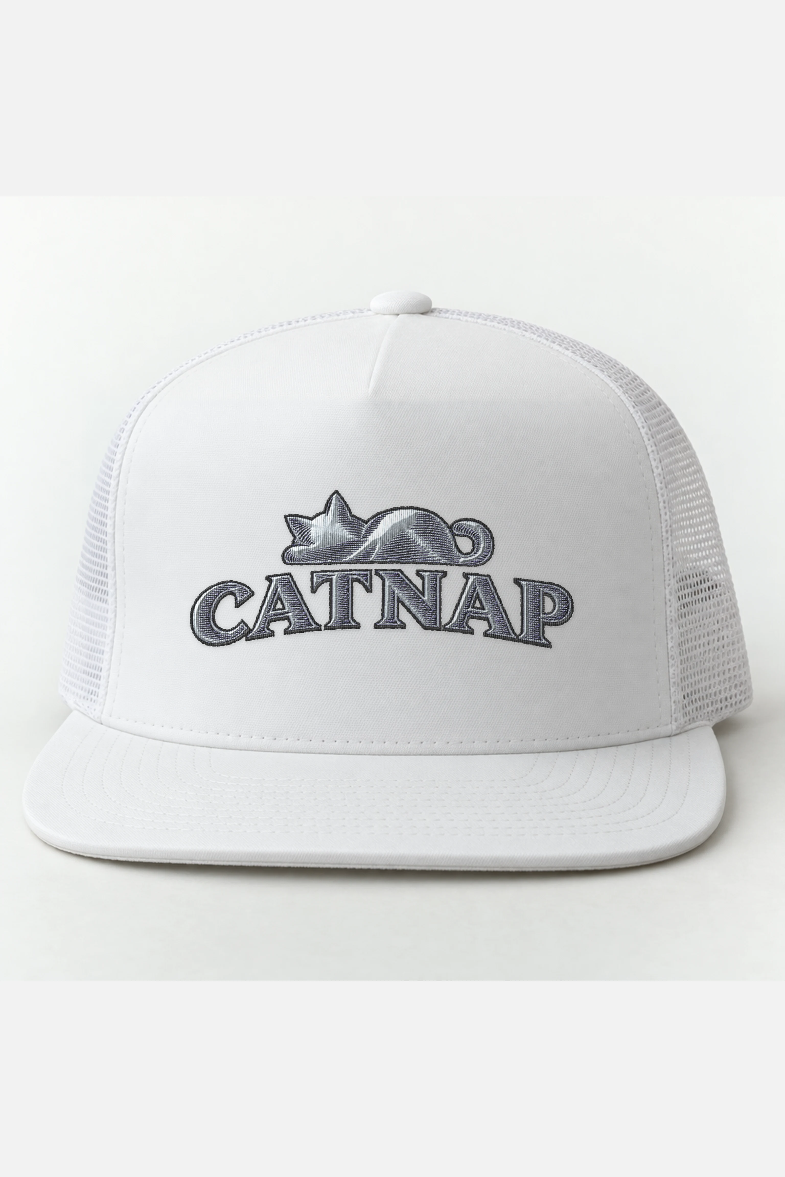 "CATNAP" 5 Panel Trucker Cap · Embroidered