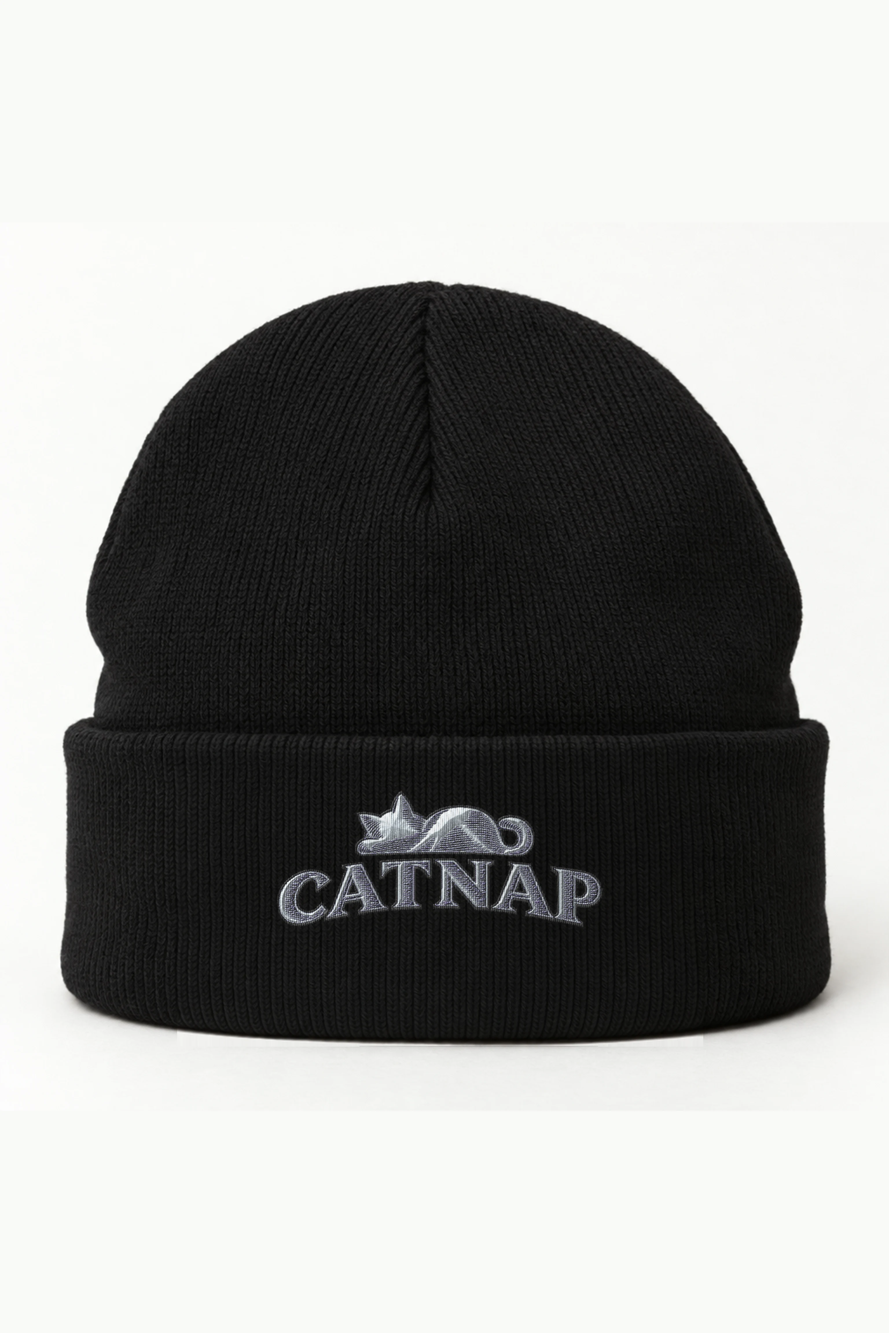 "CATNAP" Cuffed Beanie · Embroidered