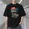 "Caution: Stairs Count As Training" Men's Oversized Heavyweight Crewneck T-Shirt