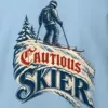 "Cautious Skier" Heavy Blend Unisex Crewneck Sweatshirt