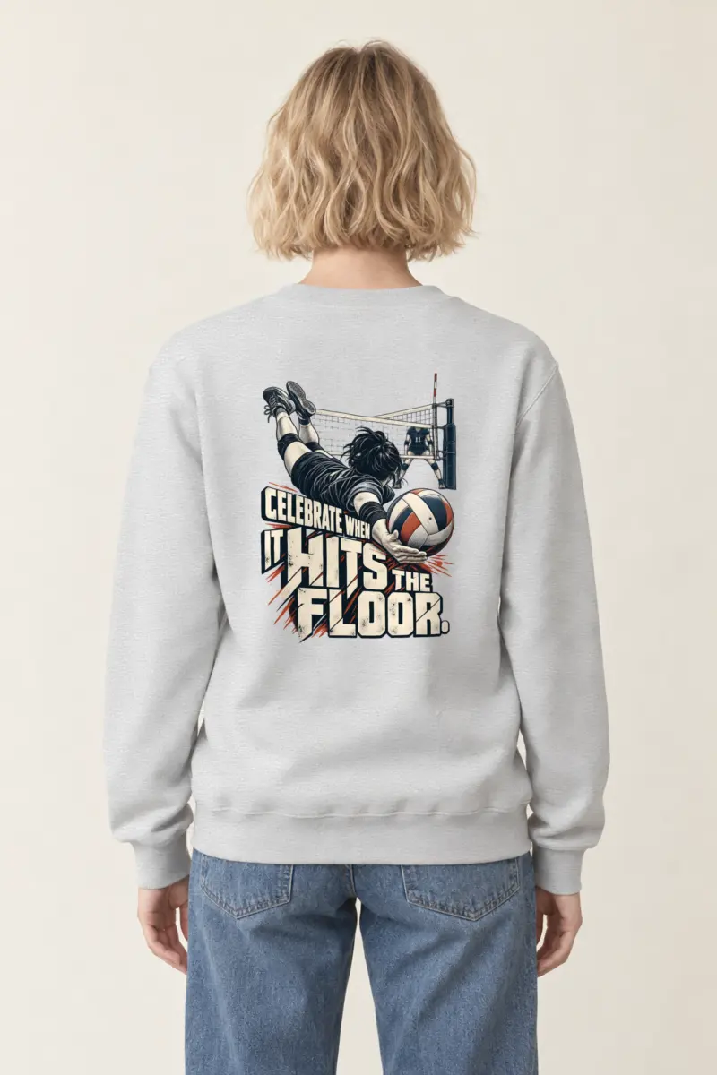 "Celebrate When It Hits The Floor" Heavy Blend Unisex Crewneck Sweatshirt