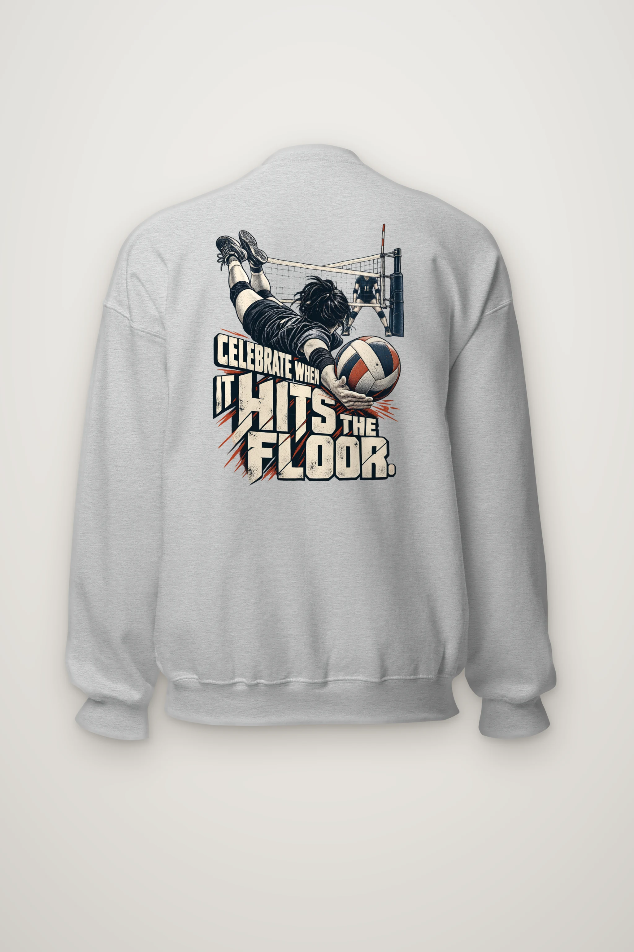 "Celebrate When It Hits The Floor" Heavy Blend Unisex Crewneck Sweatshirt