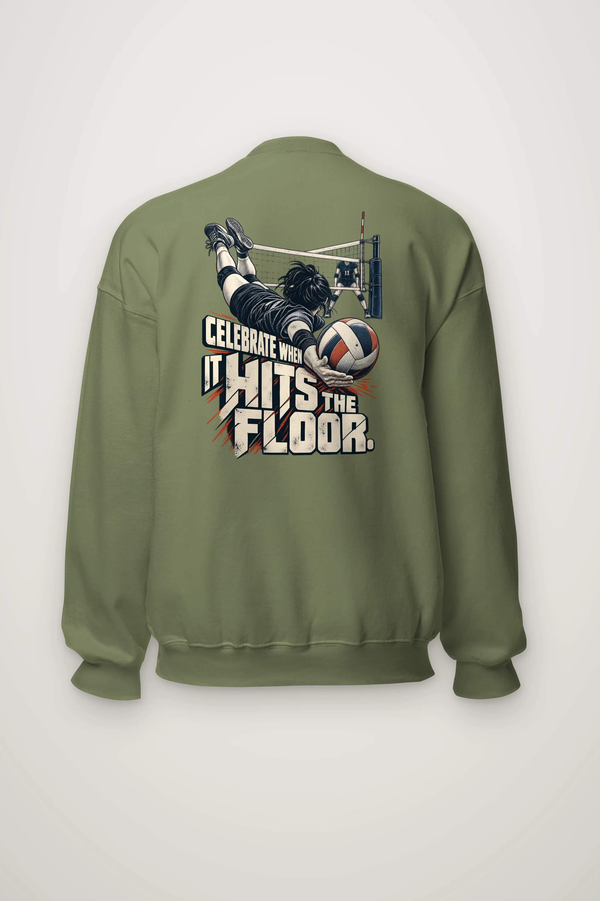 "Celebrate When It Hits The Floor" Heavy Blend Unisex Crewneck Sweatshirt