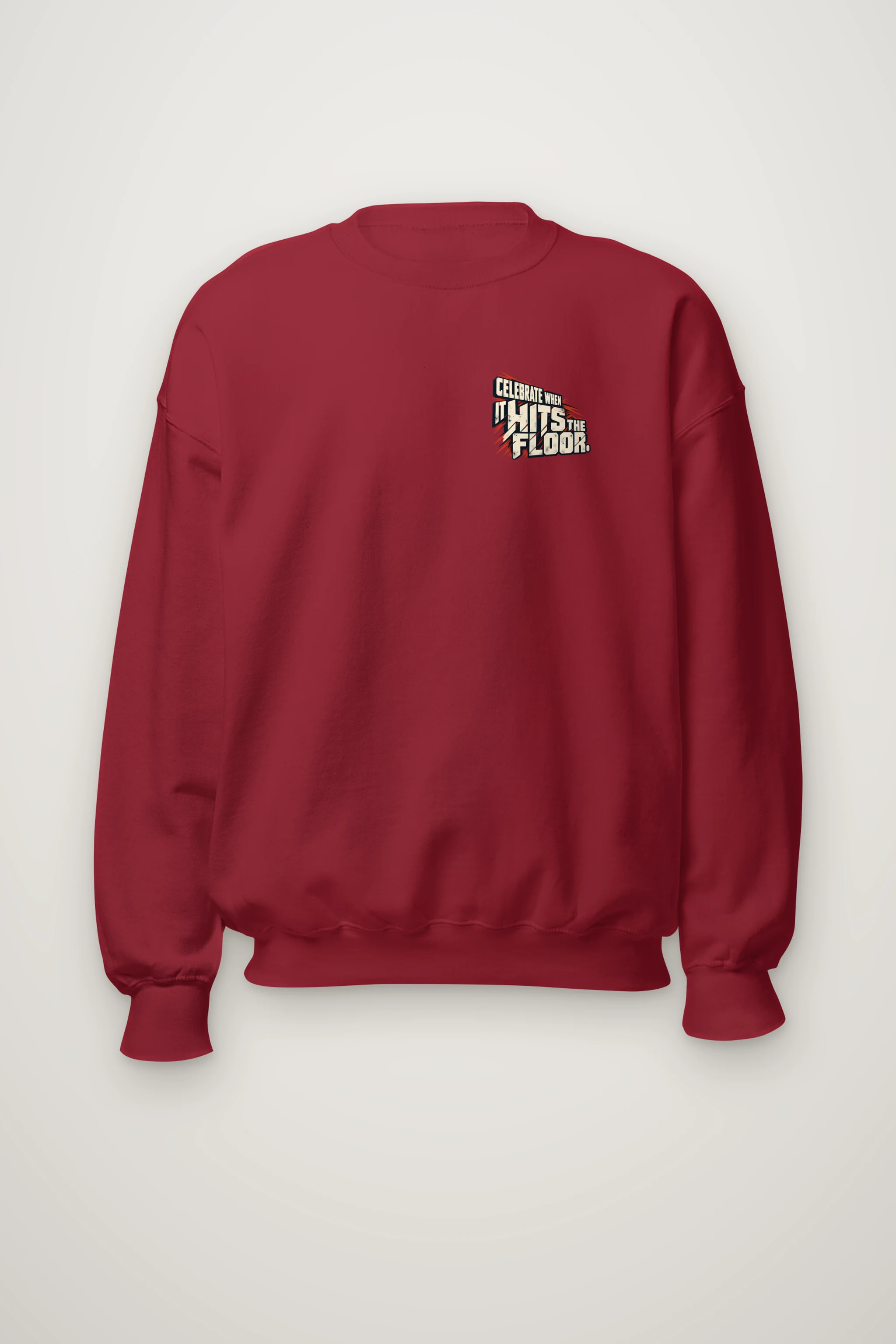 "Celebrate When It Hits The Floor" Heavy Blend Unisex Crewneck Sweatshirt