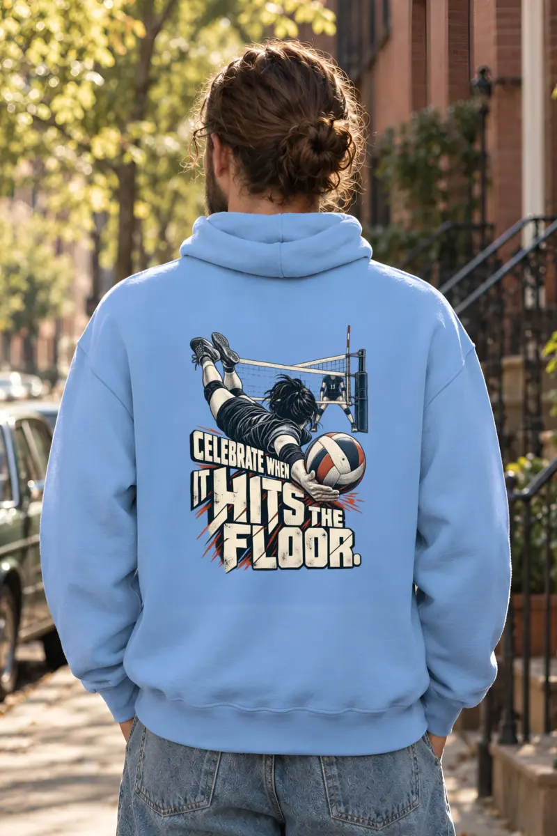 "Celebrate When It Hits The Floor" Heavy Blend Unisex Pullover Hoodie