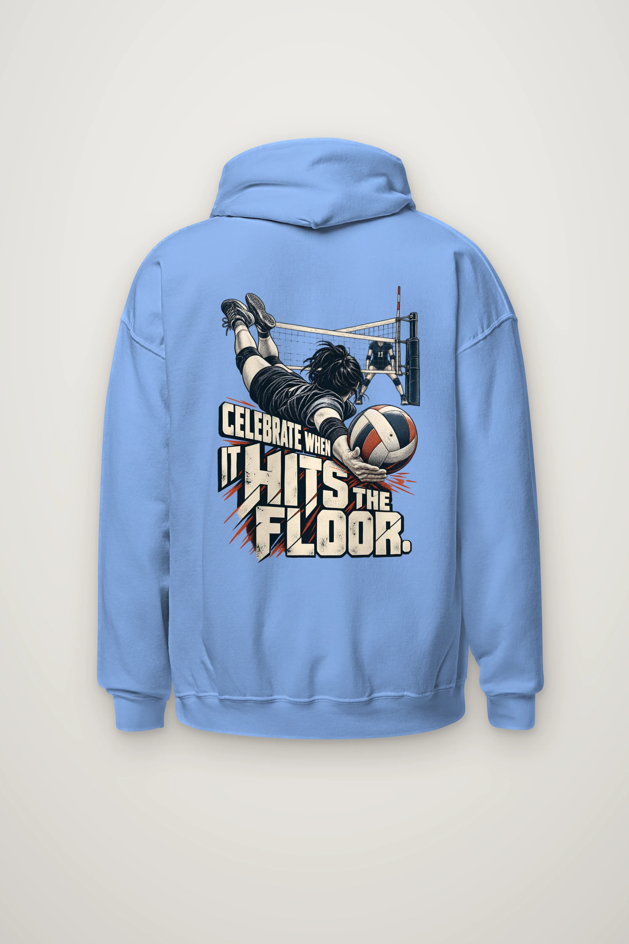 "Celebrate When It Hits The Floor" Heavy Blend Unisex Pullover Hoodie