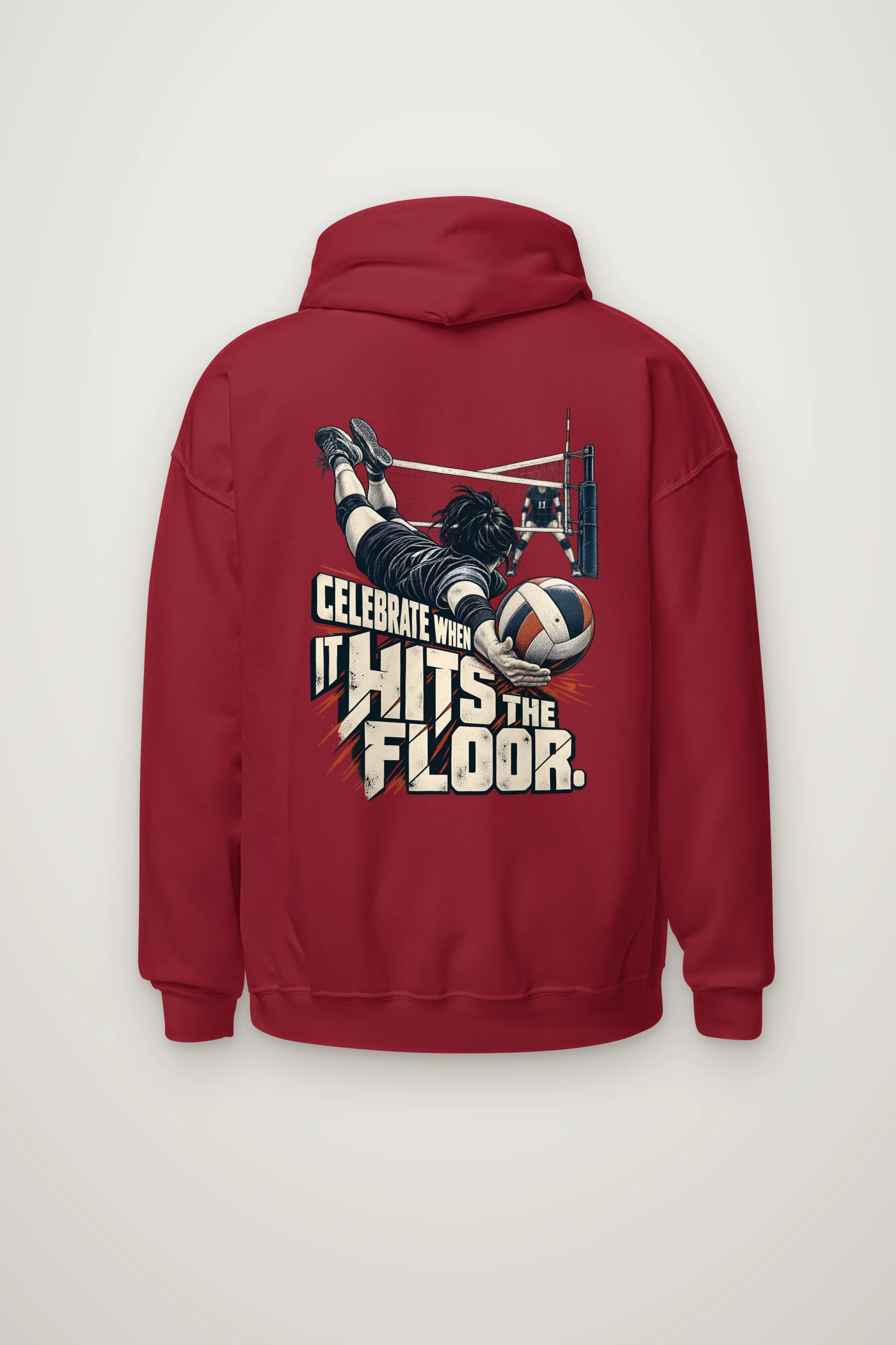 "Celebrate When It Hits The Floor" Heavy Blend Unisex Pullover Hoodie