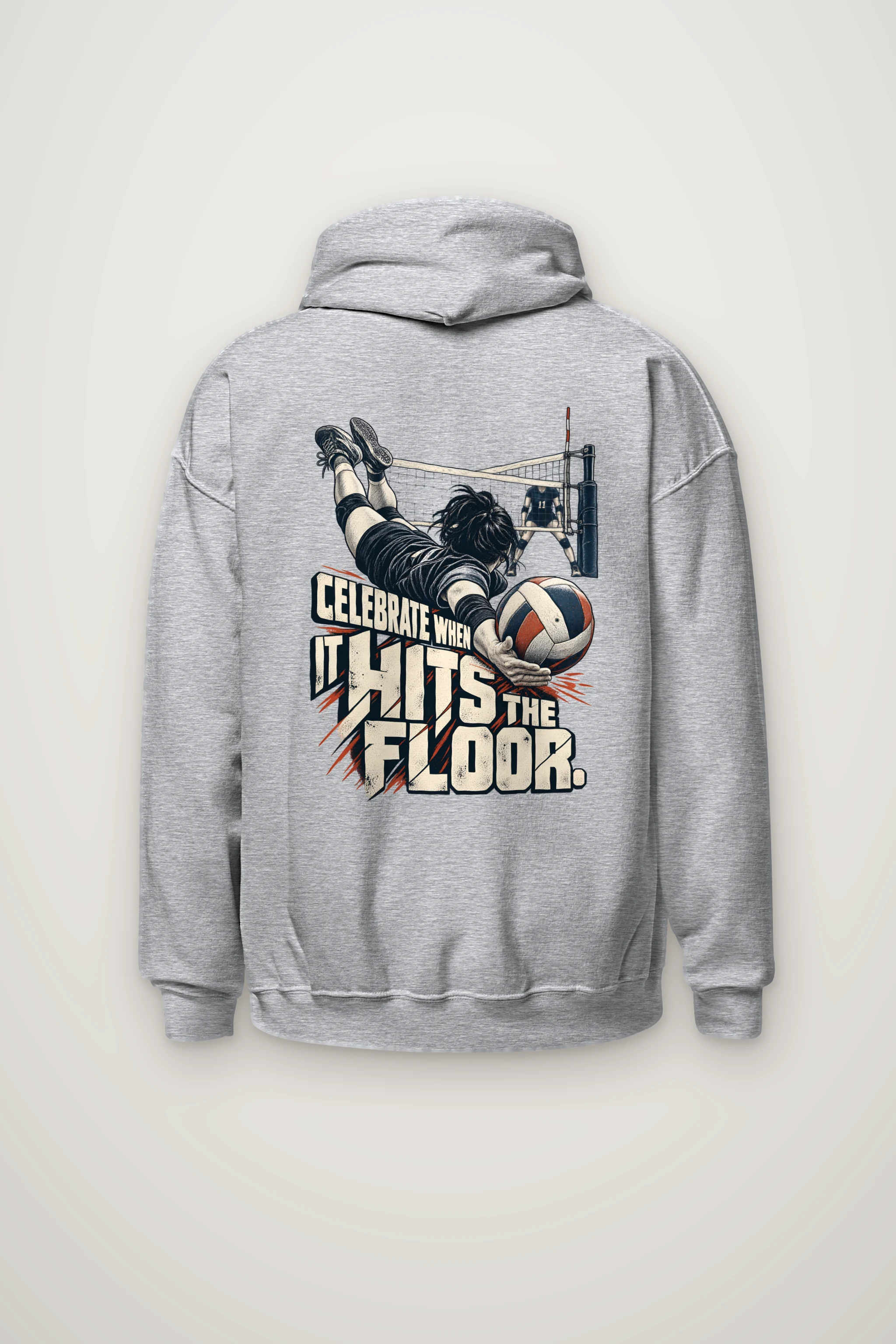 "Celebrate When It Hits The Floor" Heavy Blend Unisex Pullover Hoodie