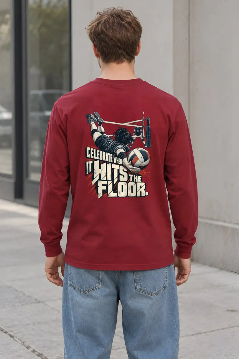 "Celebrate When It Hits The Floor" Unisex Longsleeve T-shirt