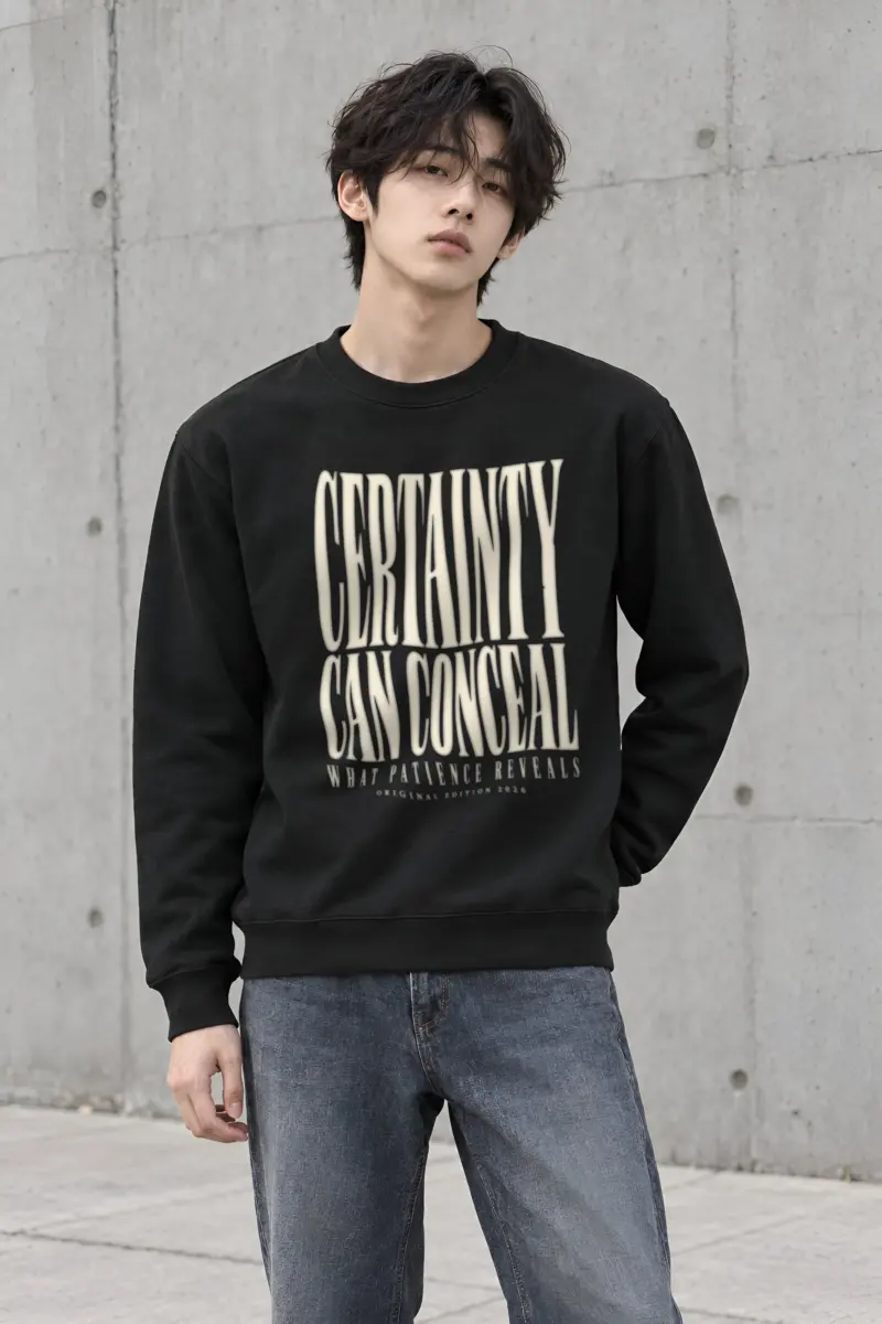 "Certainty Can Conceal" Heavy Blend Unisex Crewneck Sweatshirt