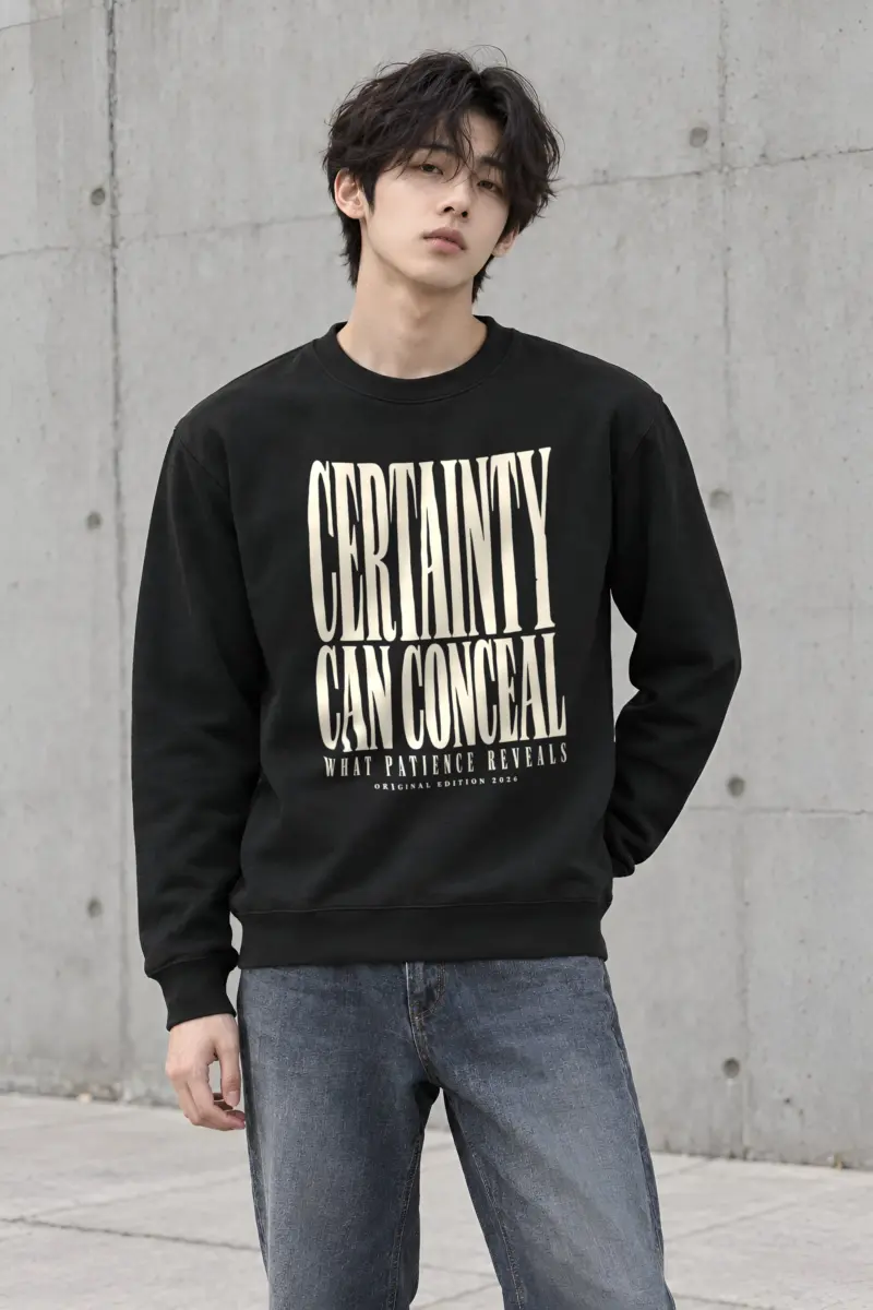 "Certainty Can Conceal" Heavy Blend Unisex Crewneck Sweatshirt
