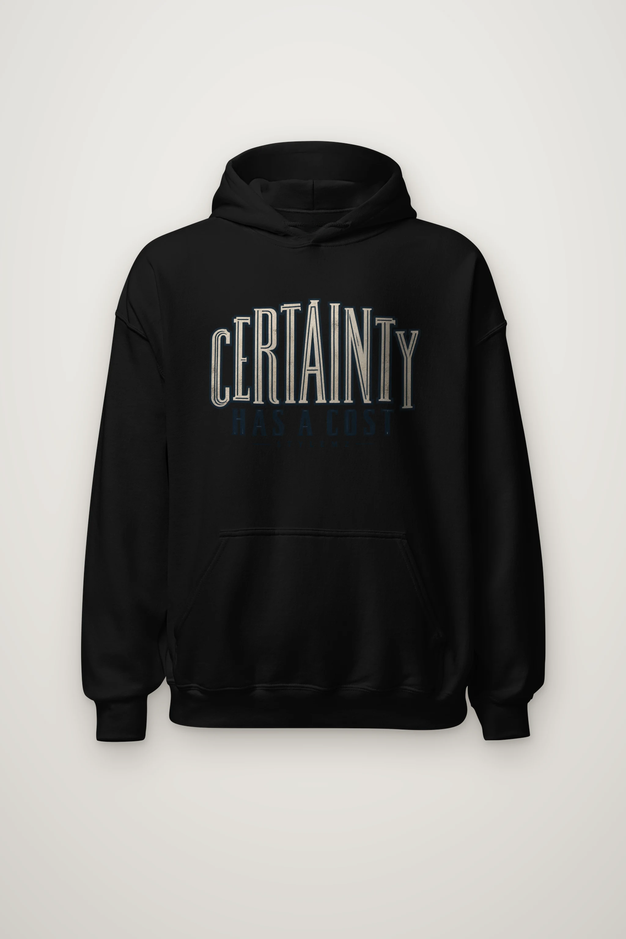 "Certainty Has a Cost" Heavy Blend Unisex Pullover Hoodie