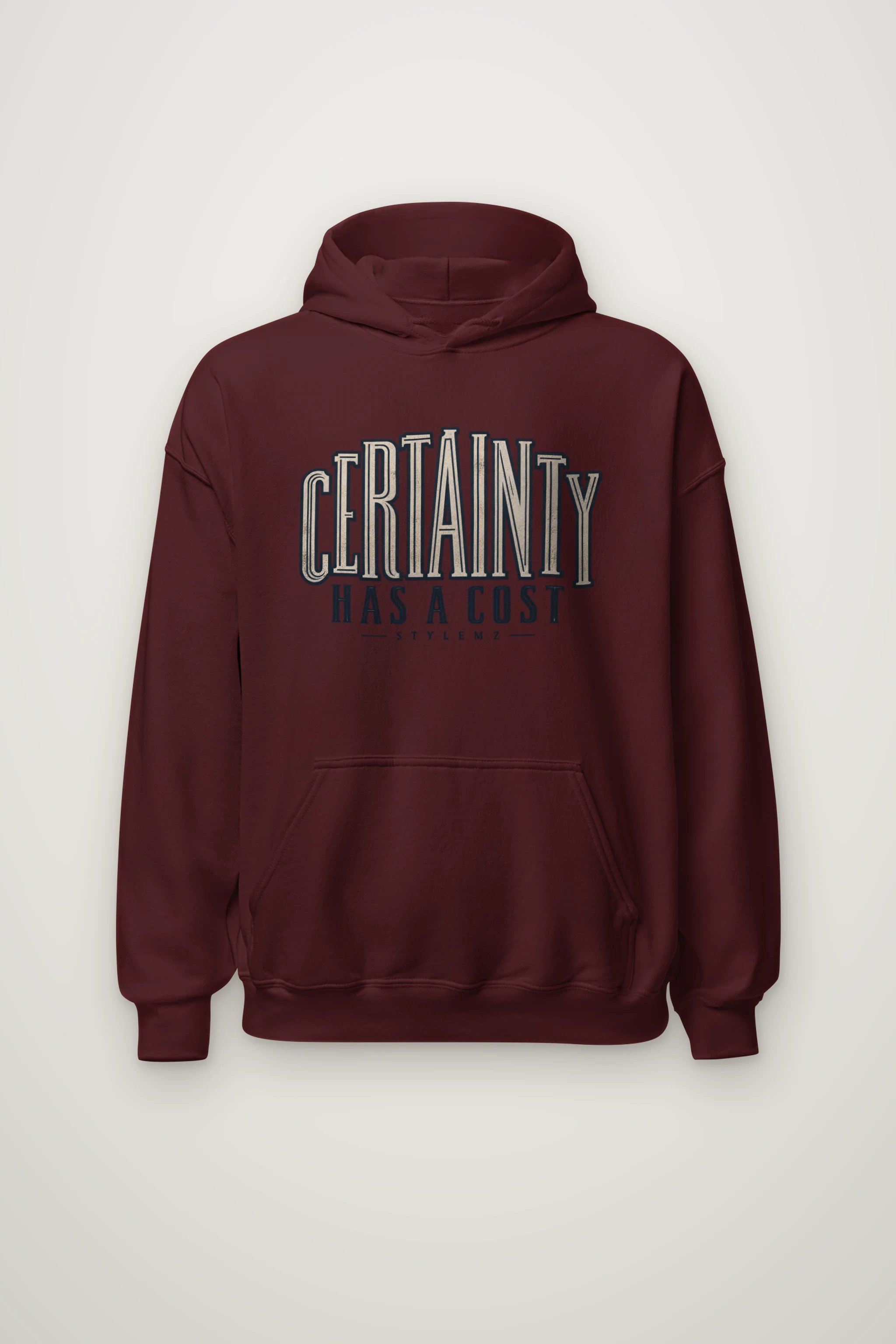 "Certainty Has a Cost" Heavy Blend Unisex Pullover Hoodie
