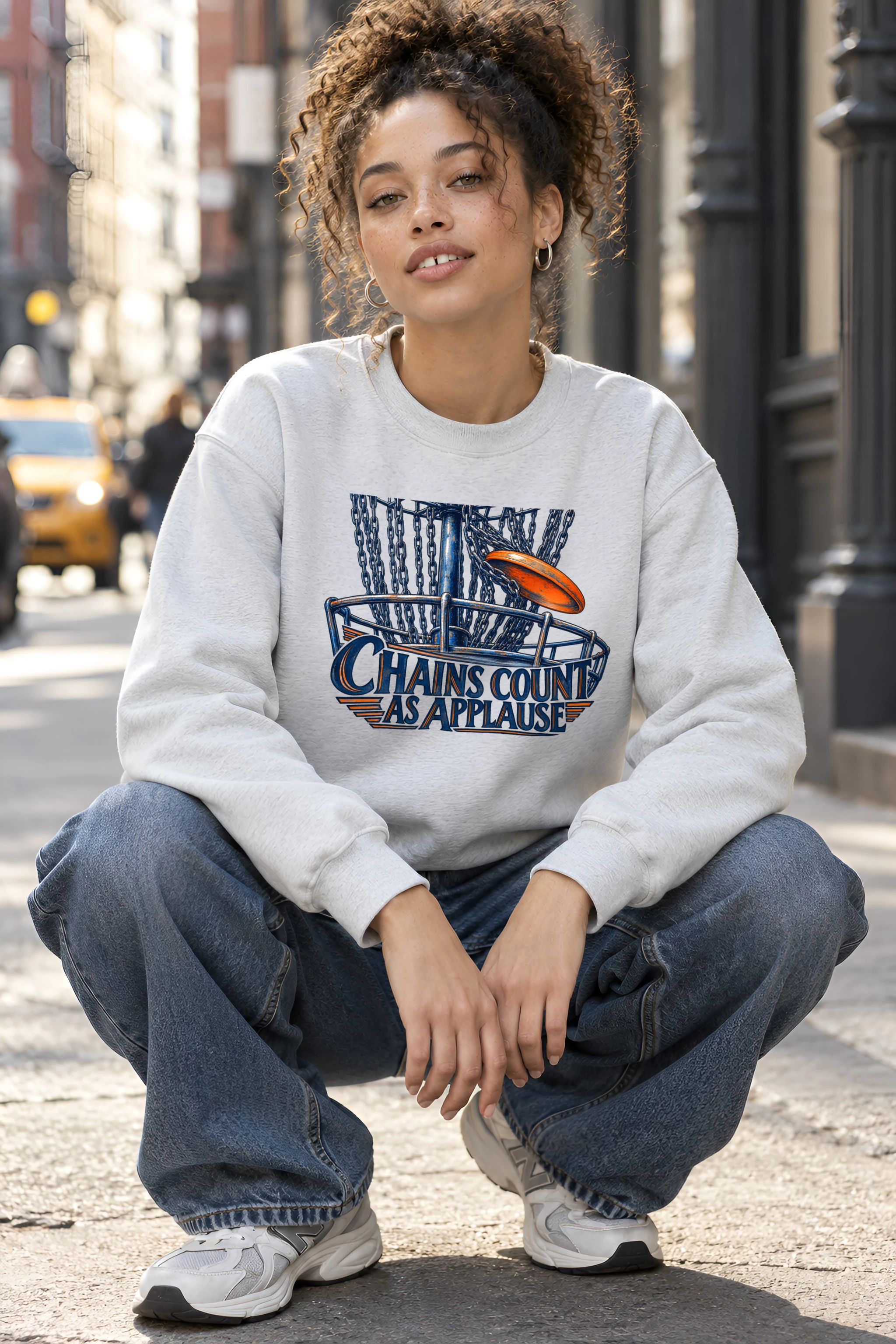 "Chains Count as Applause" Heavy Blend Unisex Crewneck Sweatshirt