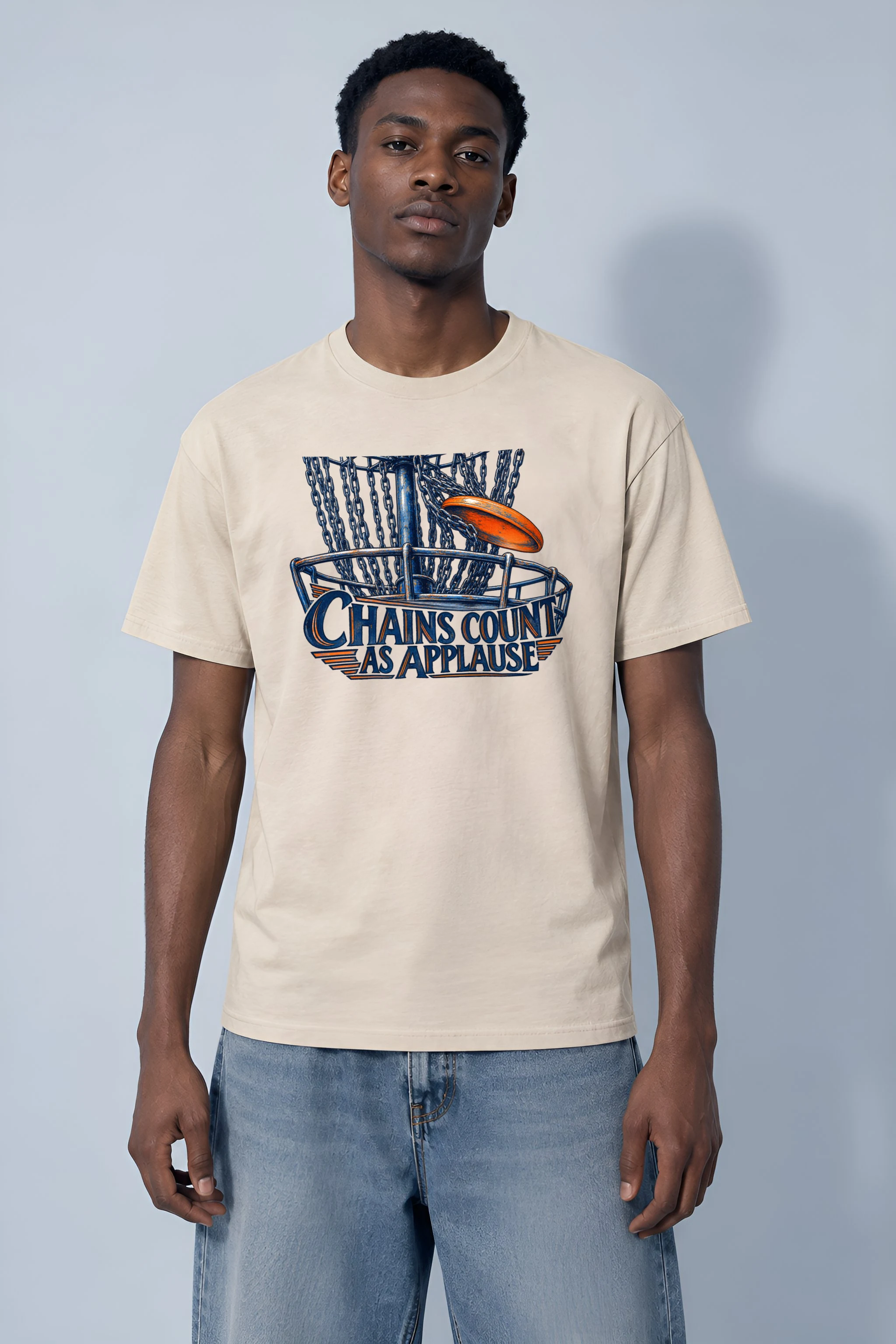 "Chains Count as Applause" Heavyweight Unisex Crewneck T-shirt