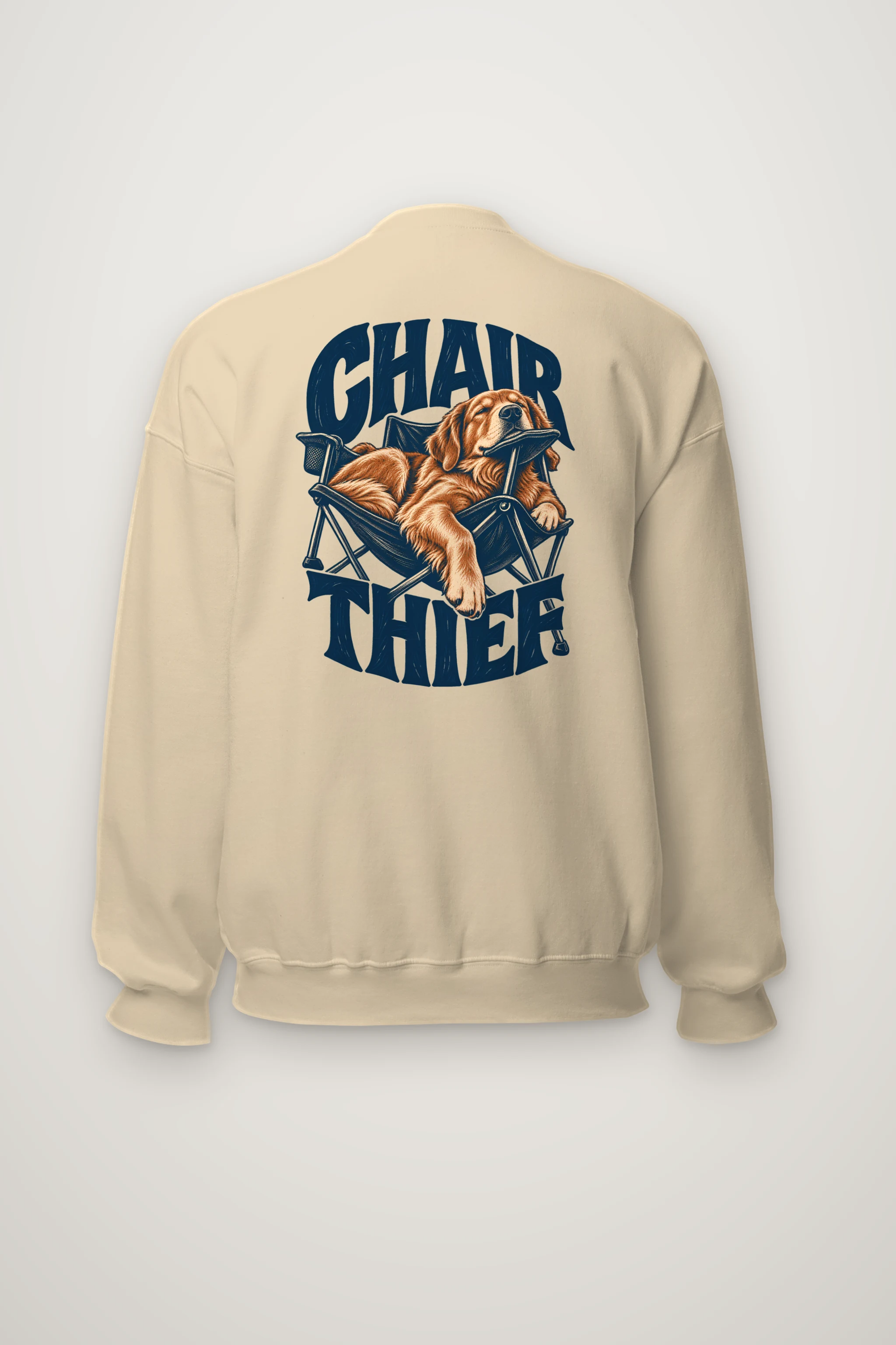 "Chair Thief Golden Retriever" Heavy Blend Unisex Crewneck Sweatshirt
