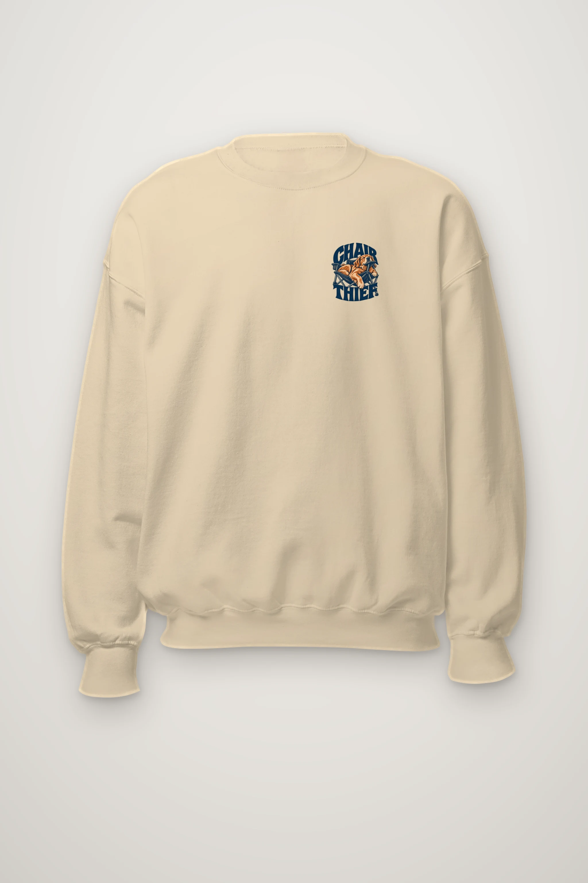"Chair Thief Golden Retriever" Heavy Blend Unisex Crewneck Sweatshirt