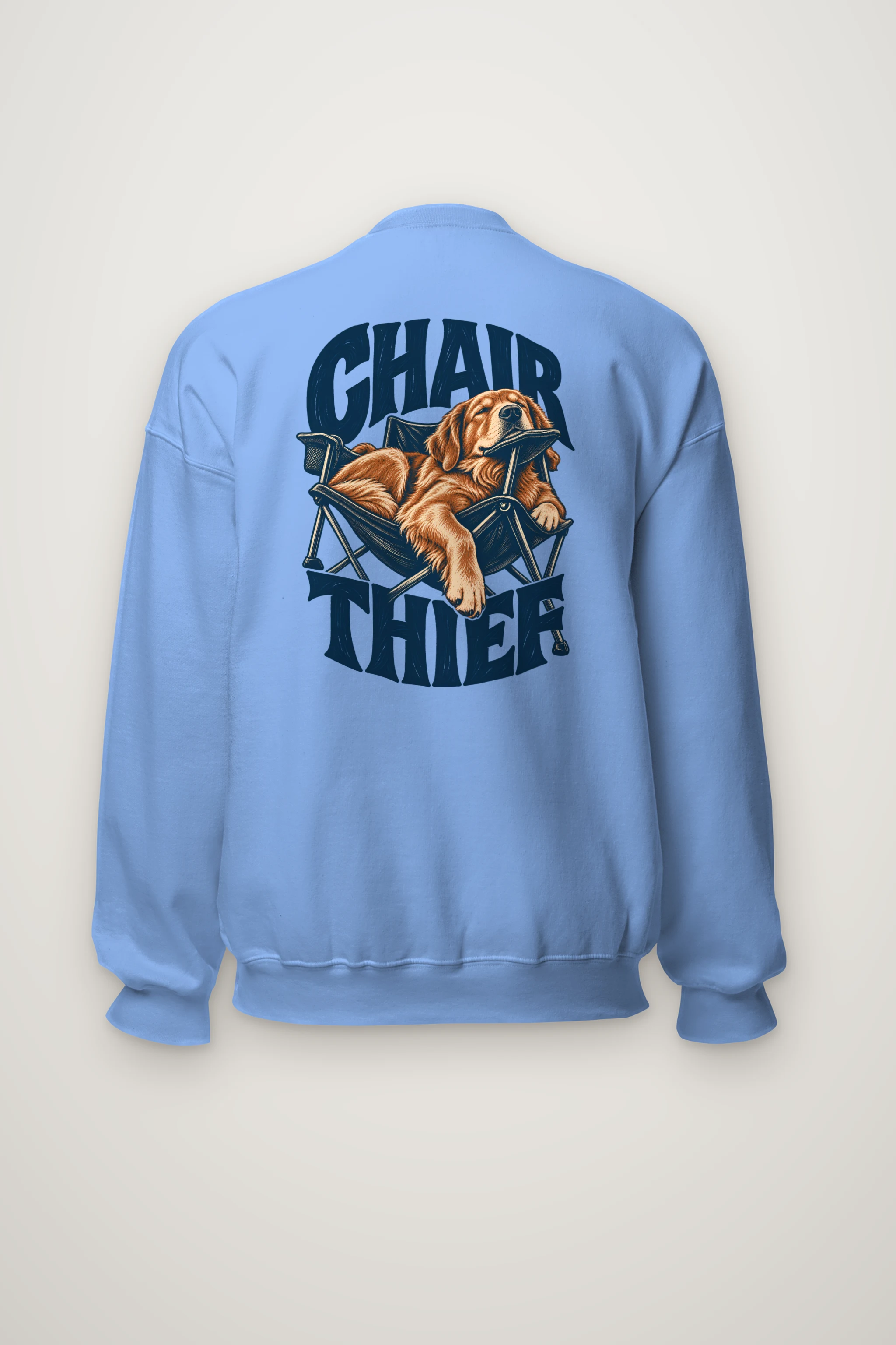 "Chair Thief Golden Retriever" Heavy Blend Unisex Crewneck Sweatshirt