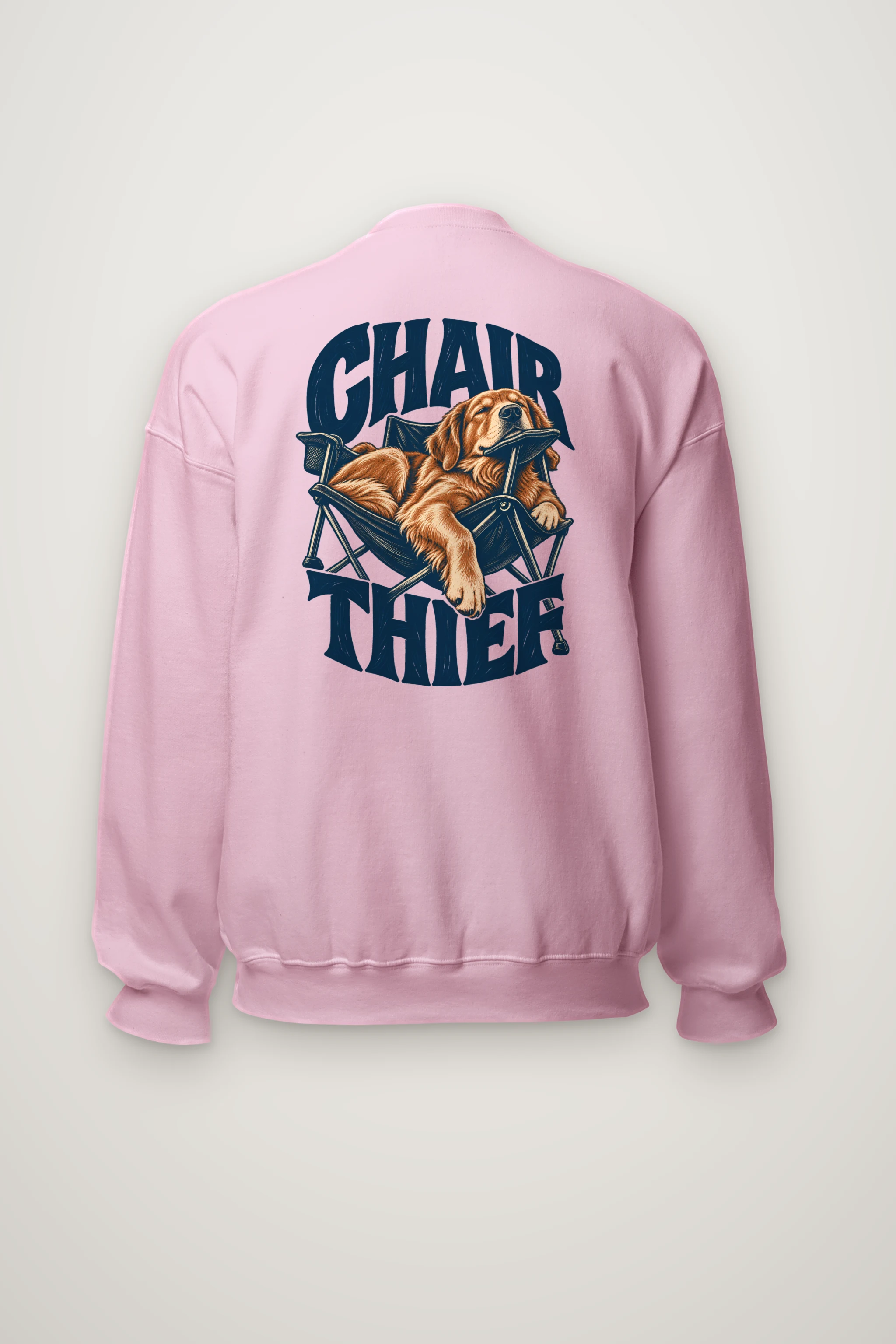 "Chair Thief Golden Retriever" Heavy Blend Unisex Crewneck Sweatshirt
