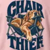 "Chair Thief" Heavyweight Unisex Crewneck T-shirt
