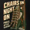 "Chairs In Night On Paris, After Closing" Heavyweight Unisex Crewneck T-shirt