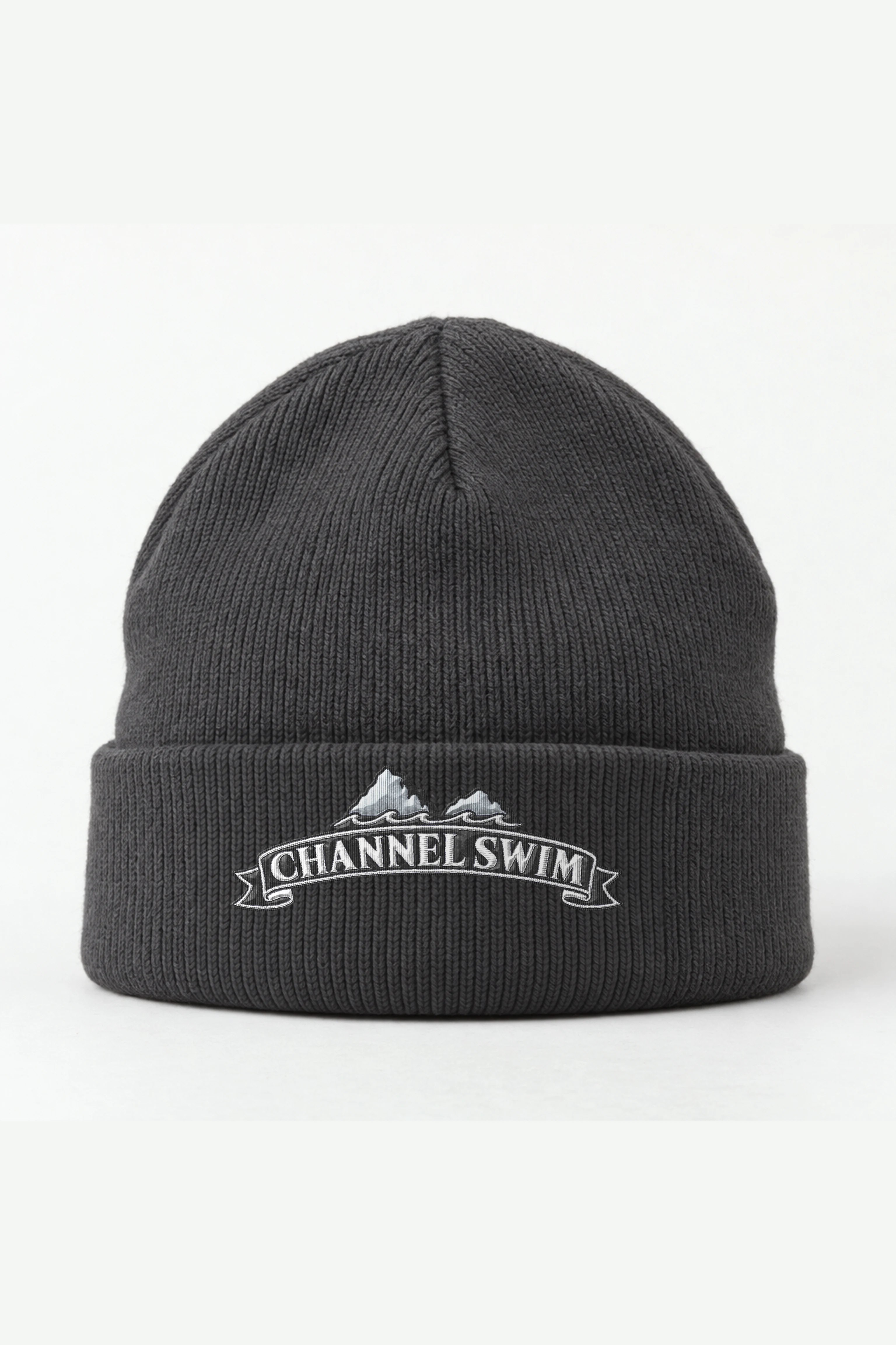 "Channel Swim" Cuffed Beanie · Embroidered