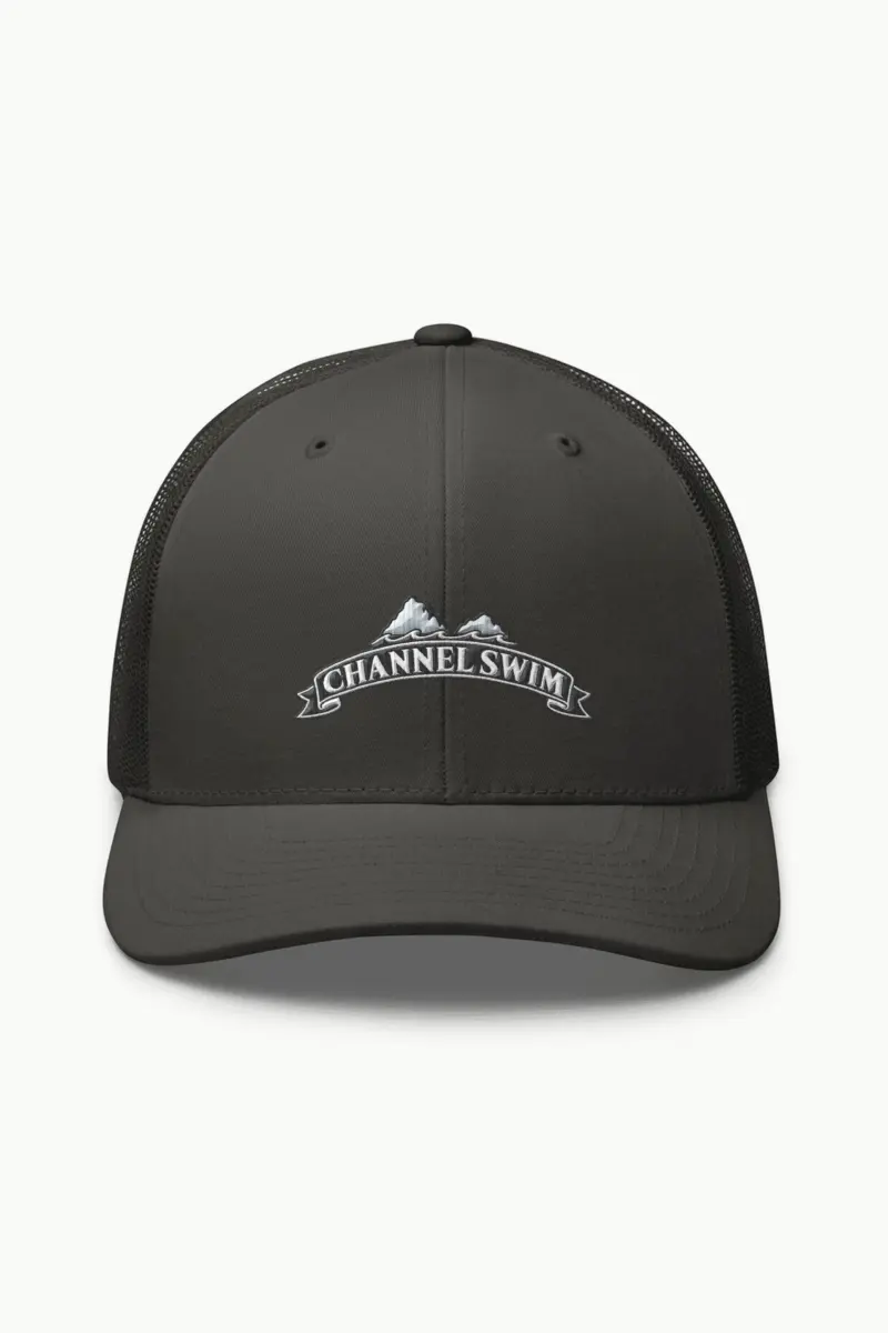 "Channel Swim" Retro Trucker Cap · Embroidered