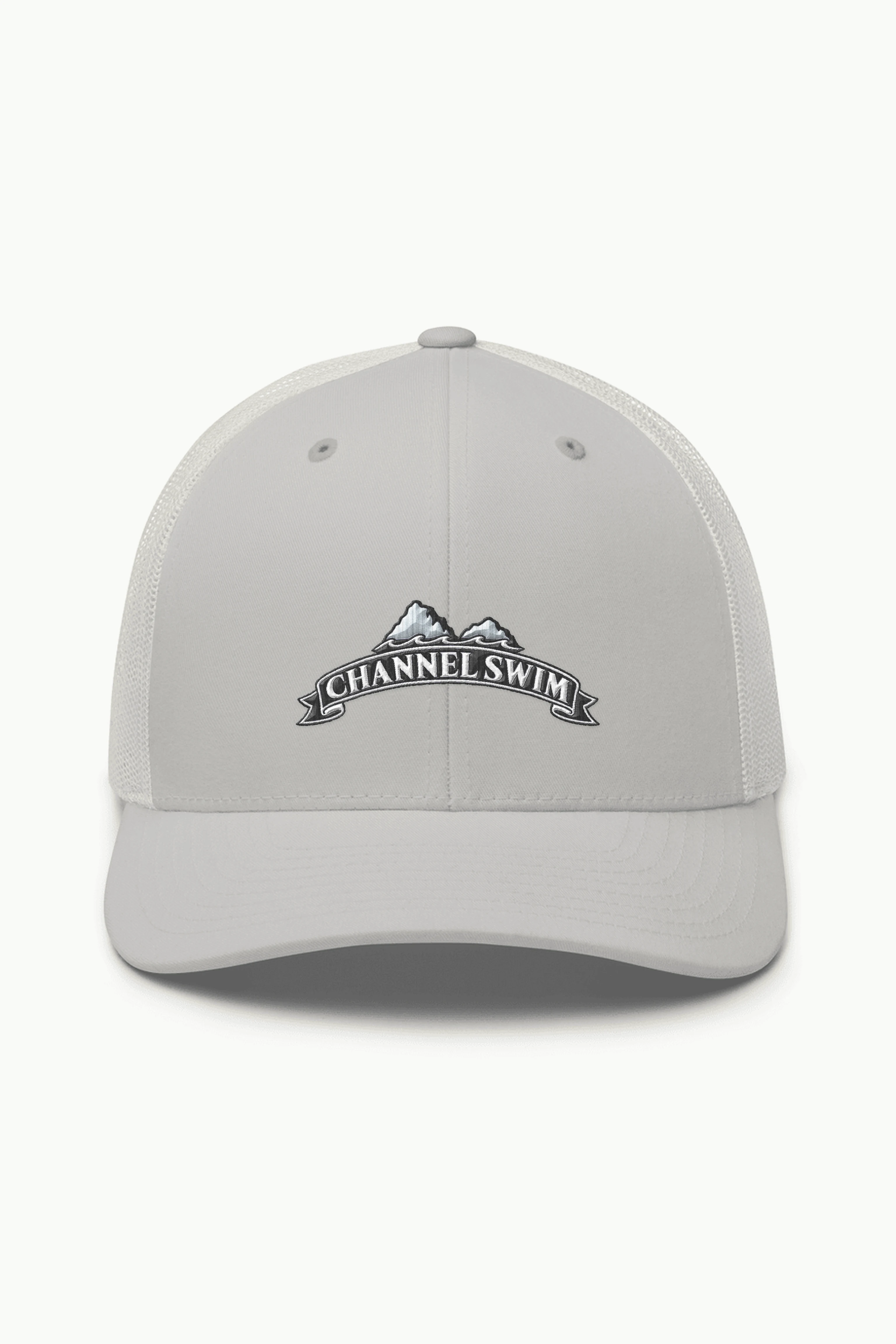 "Channel Swim" Retro Trucker Cap · Embroidered
