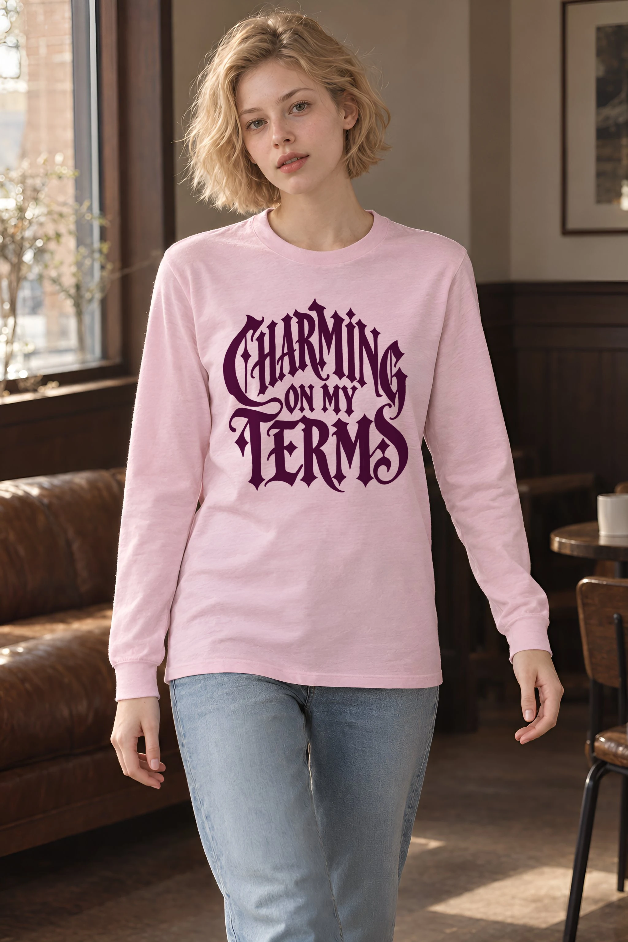 "Charming on My Terms" Unisex Longsleeve T-shirt