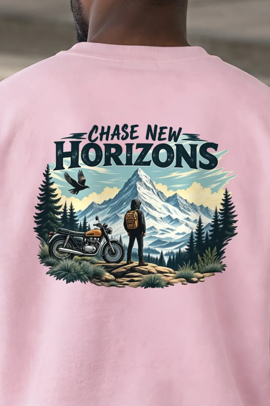 "Chase New Horizons" 1 Crewneck Sweatshirt - the graphic up close