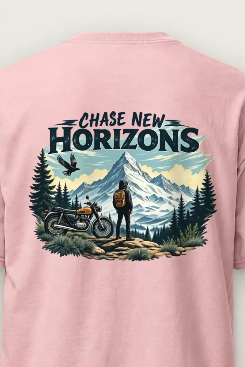 "Chase New Horizons" Heavyweight Unisex Crewneck T-shirt