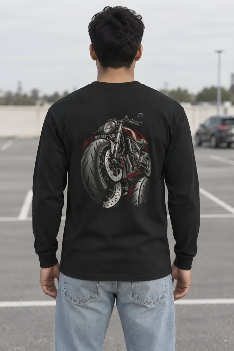 "Chase the Next Curve" Unisex Longsleeve T-shirt