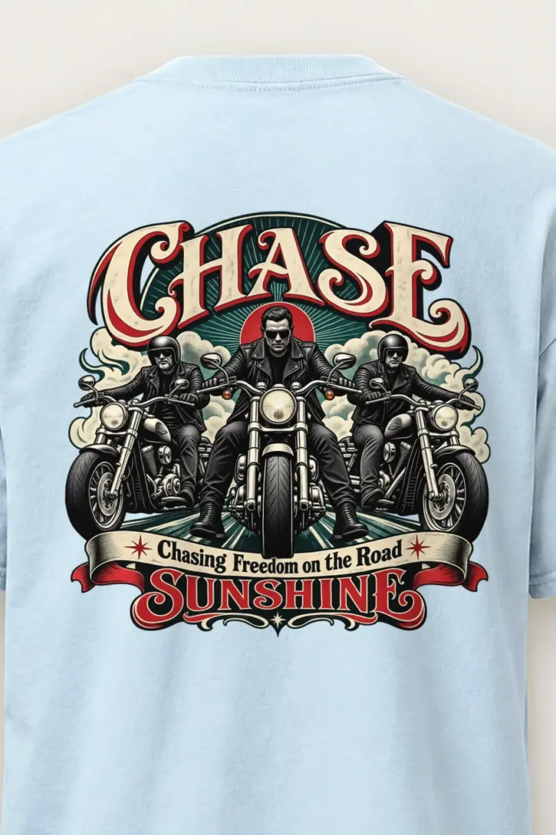 "Chasing Freedom" Heavyweight Unisex Crewneck T-shirt