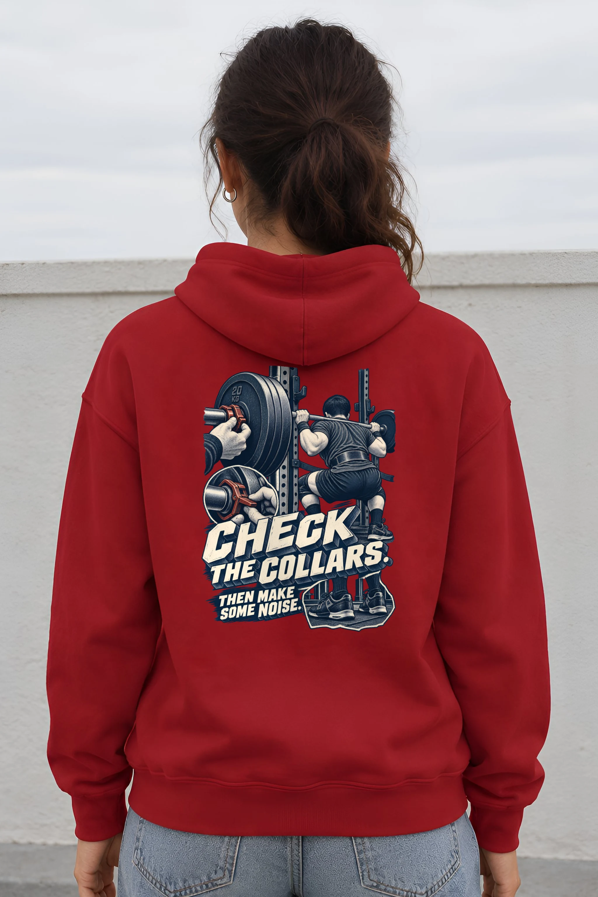 "Check the Collars" Heavy Blend Unisex Pullover Hoodie