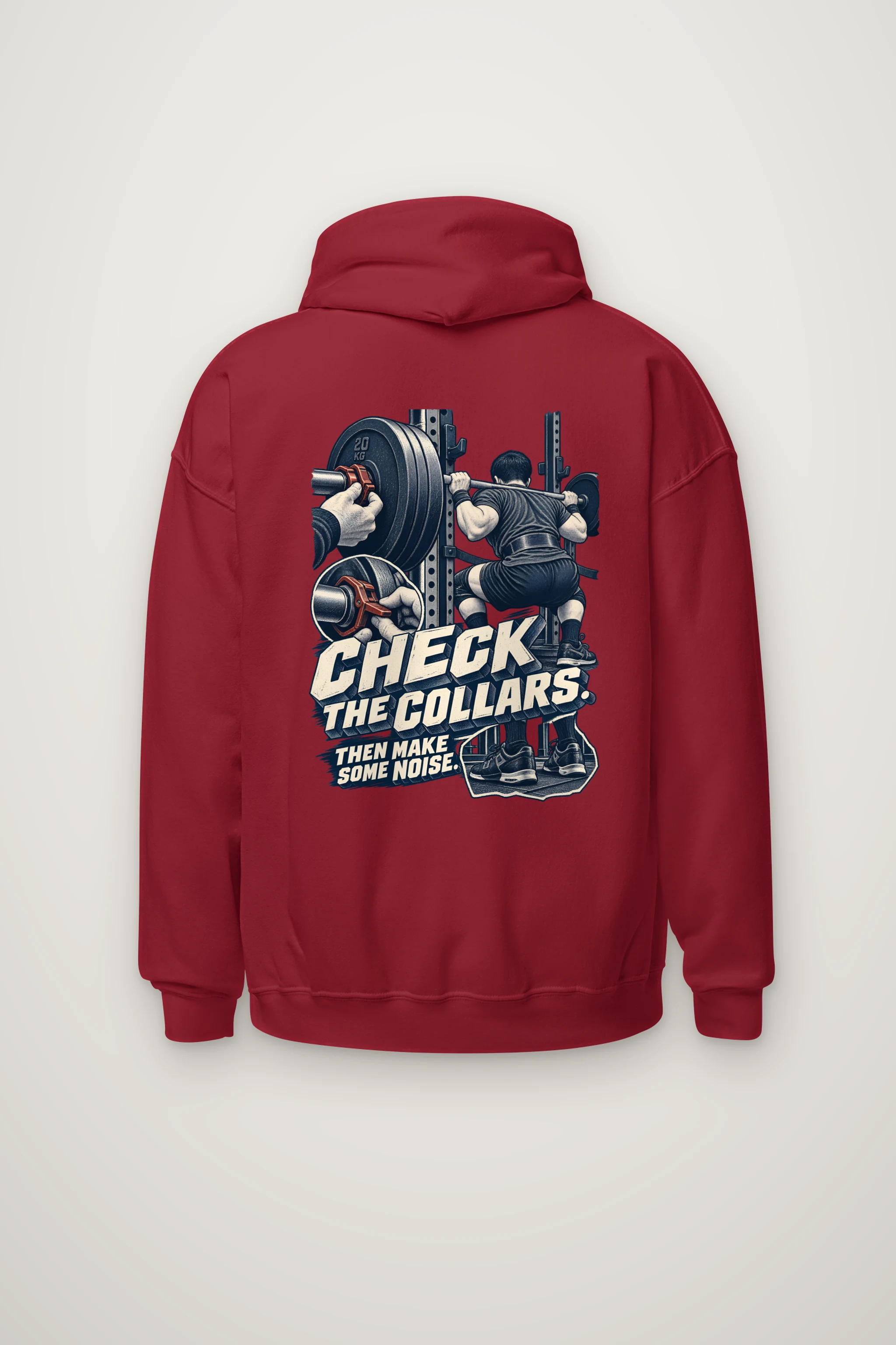 "Check the Collars" Heavy Blend Unisex Pullover Hoodie