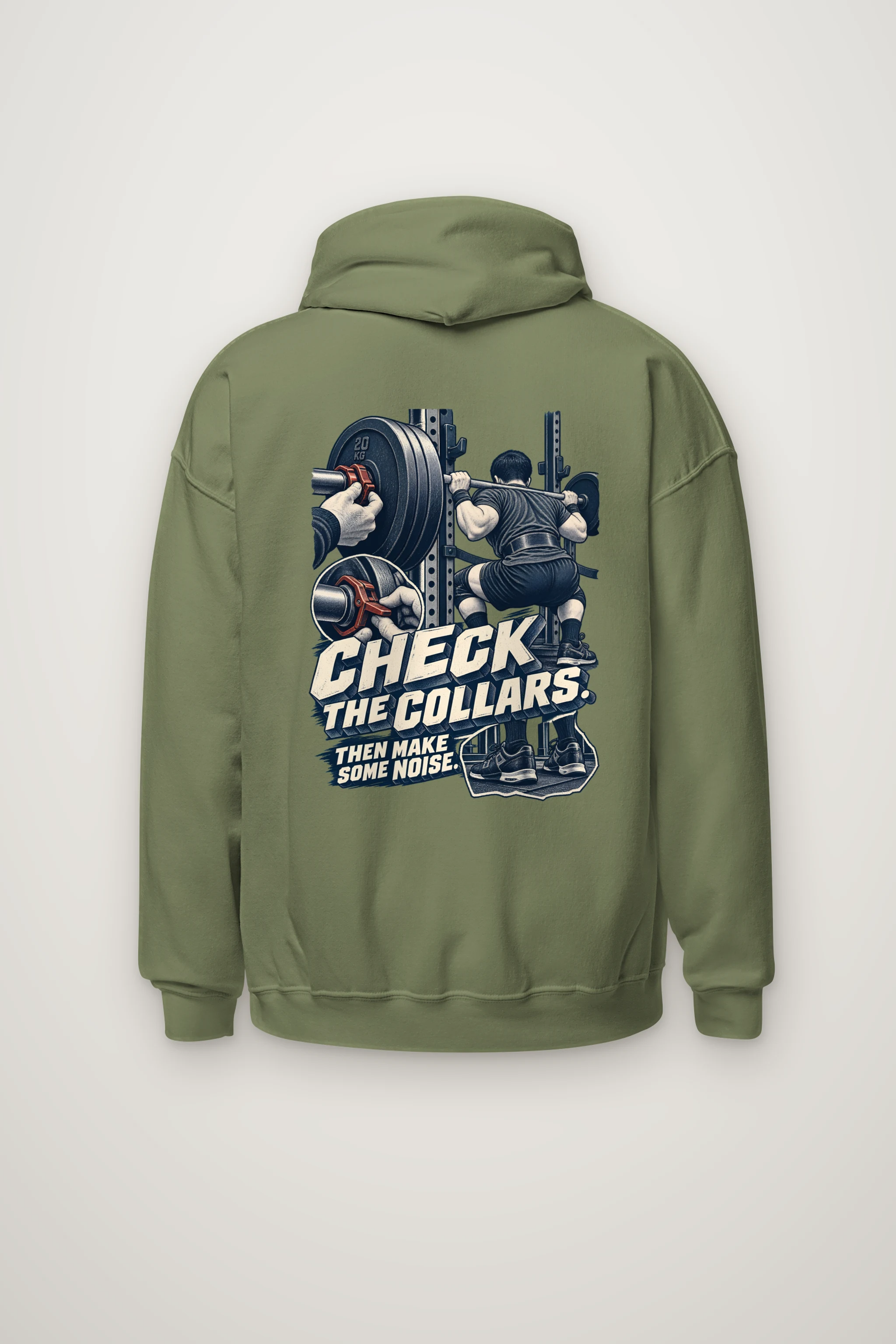 "Check the Collars" Heavy Blend Unisex Pullover Hoodie