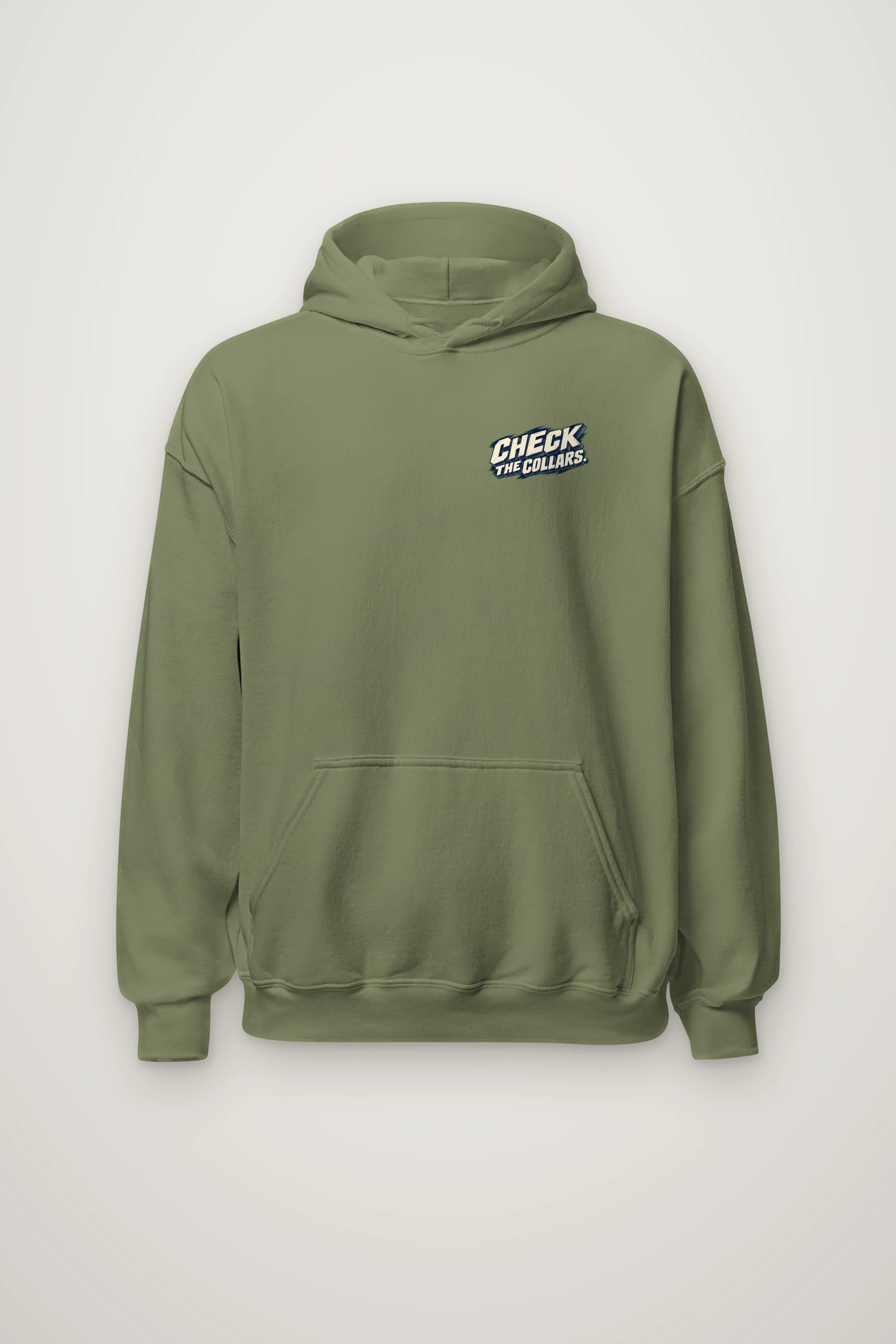 "Check the Collars" Heavy Blend Unisex Pullover Hoodie