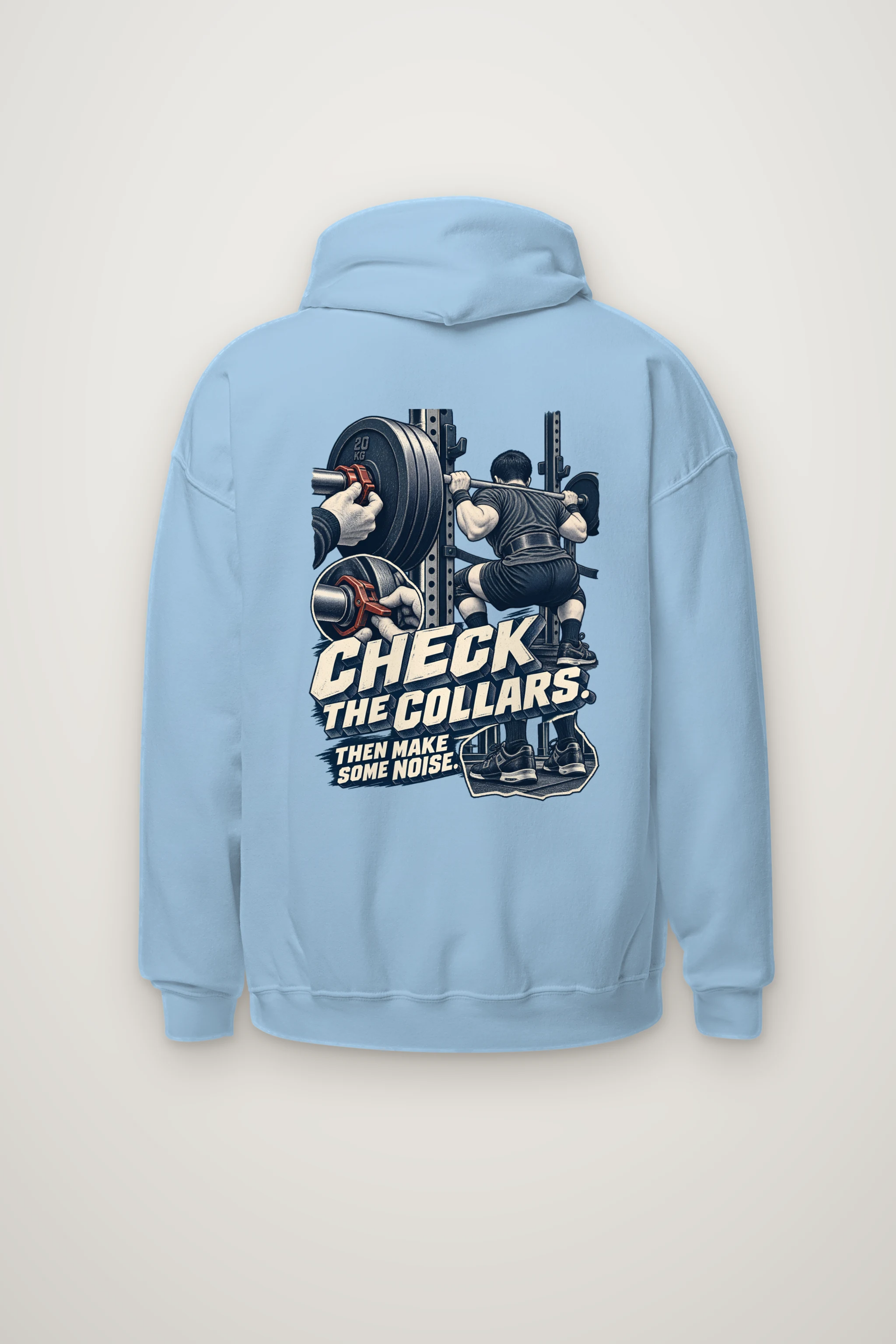 "Check the Collars" Heavy Blend Unisex Pullover Hoodie