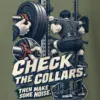 "Check The Collars" Heavyweight Unisex Crewneck T-shirt